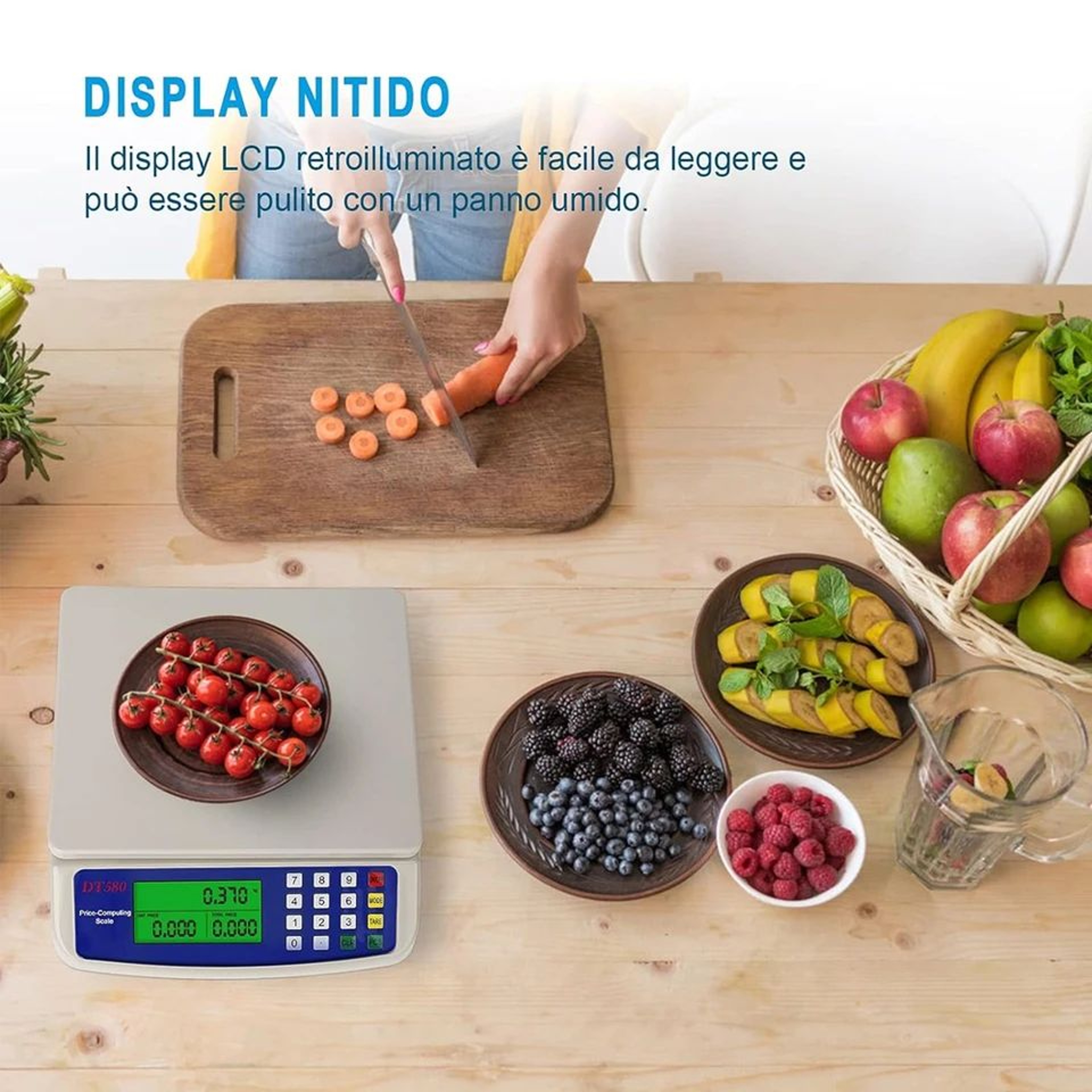 PrecisionPro 30kg HighCapacity Digital Kitchen Scale With LCD Display 1