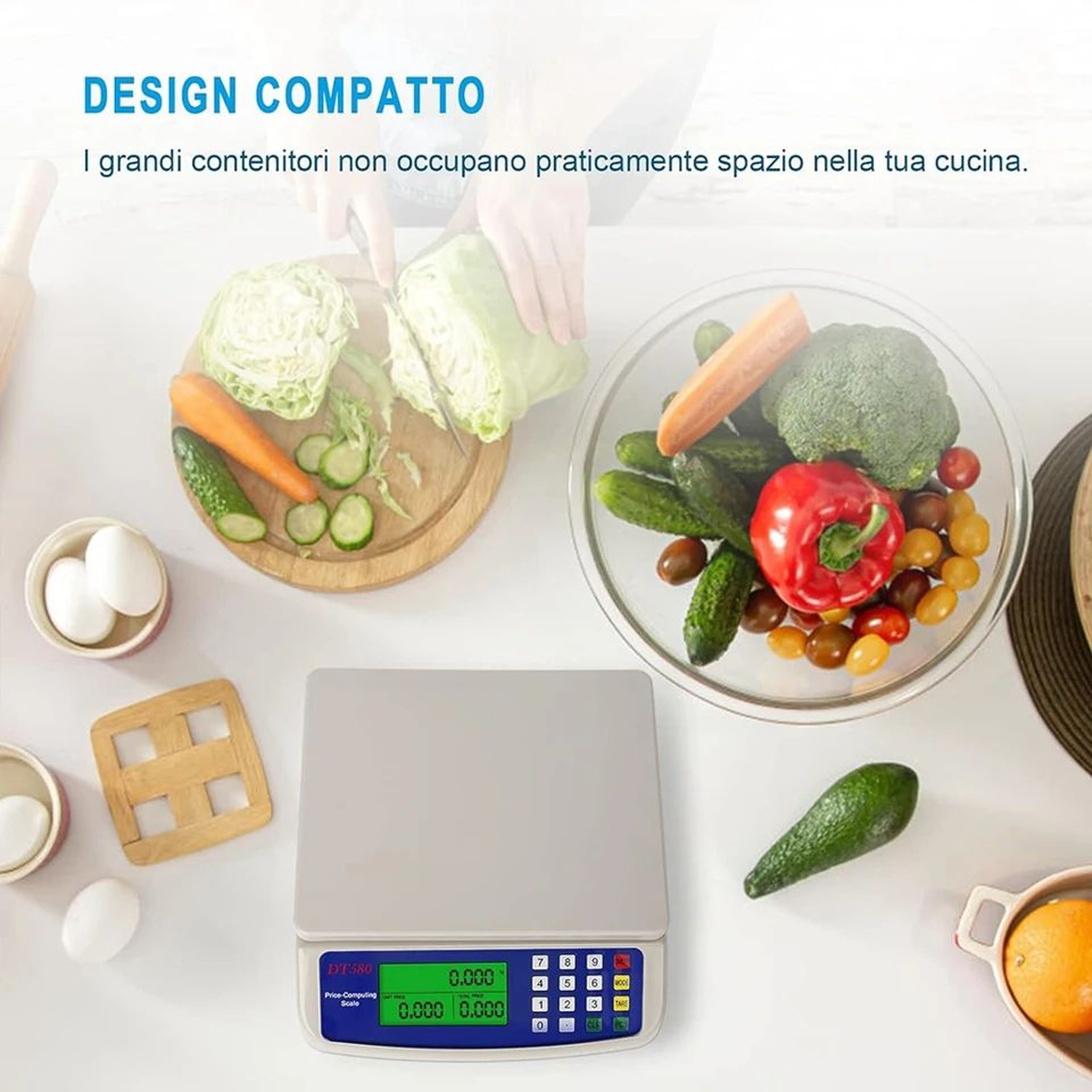 PrecisionPro 30kg HighCapacity Digital Kitchen Scale With LCD Display 2