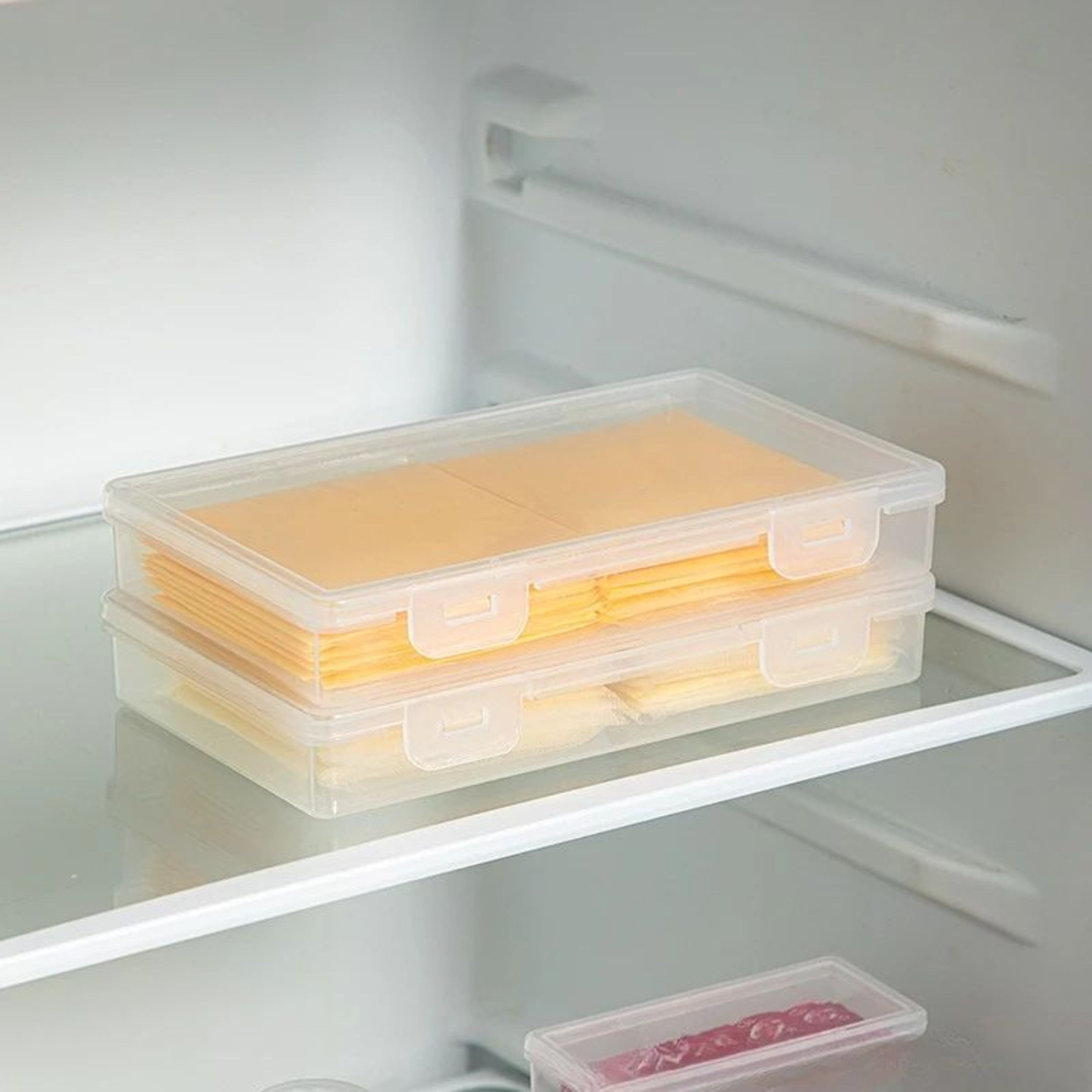 FreshSeal Cheese  Butter Storage Container  Airtight Fridge Organizer With Flip Lid 5
