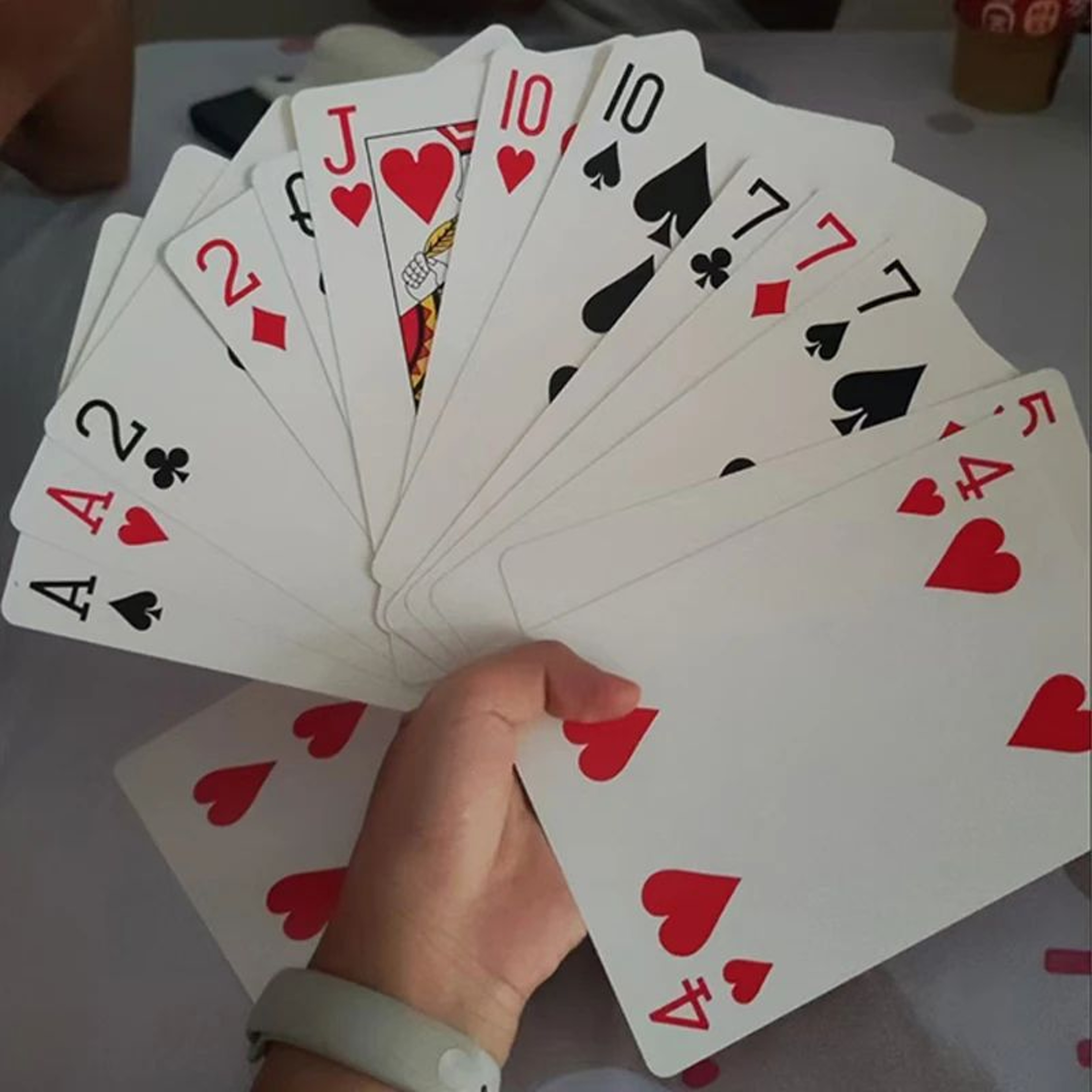 Jumbo Playing Cards 5x7  Oversized Deck For Family Game Night  Party Fun 2