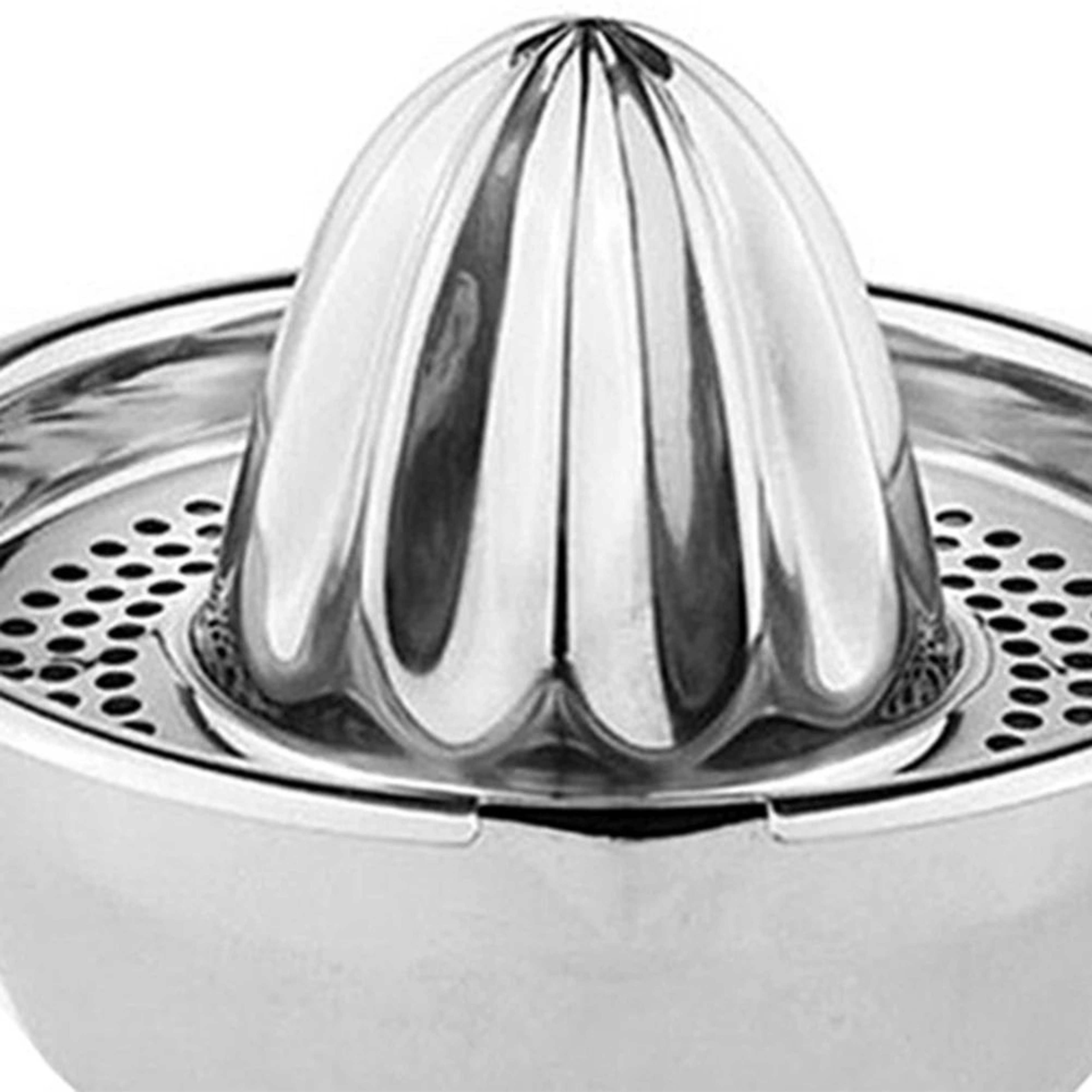 Premium Stainless Steel Manual Citrus Juicer With Strainer 5