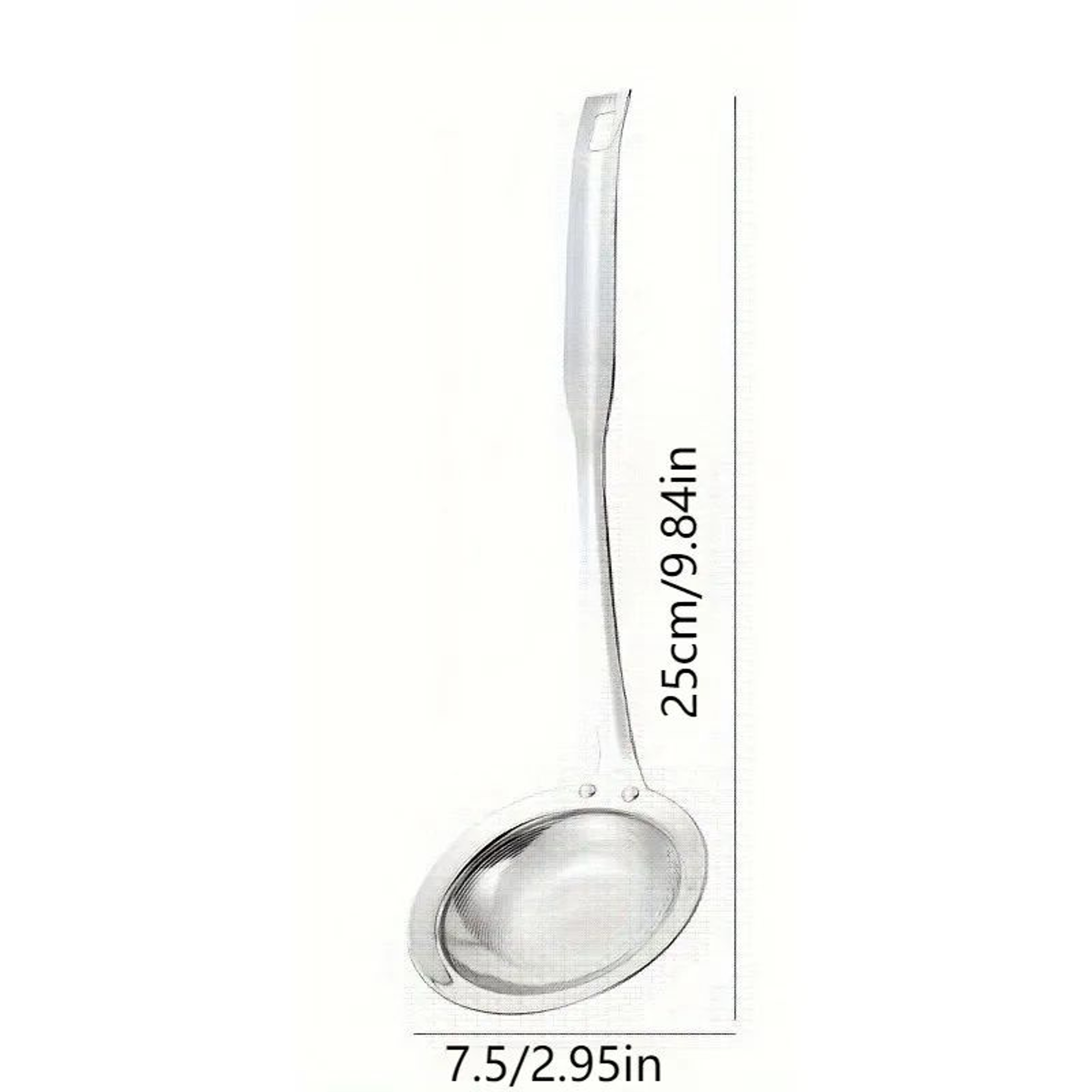 Stainless Steel Skimming Spoon  Fine Mesh Strainer For Frying  Oil Filtration 2