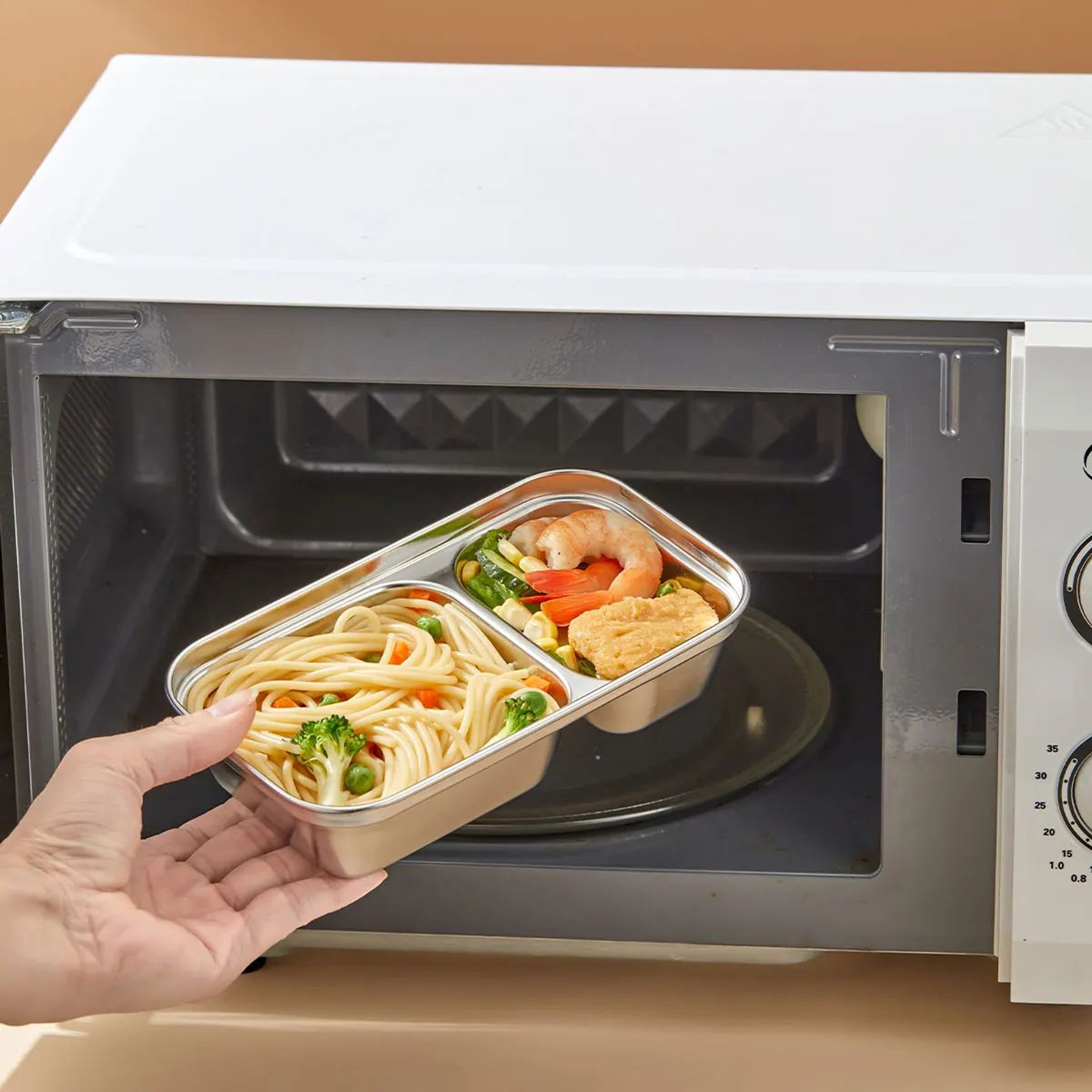 Large Capacity Stainless Steel Bento Lunch Box  Leakproof 304 Food Container For Work  School 3
