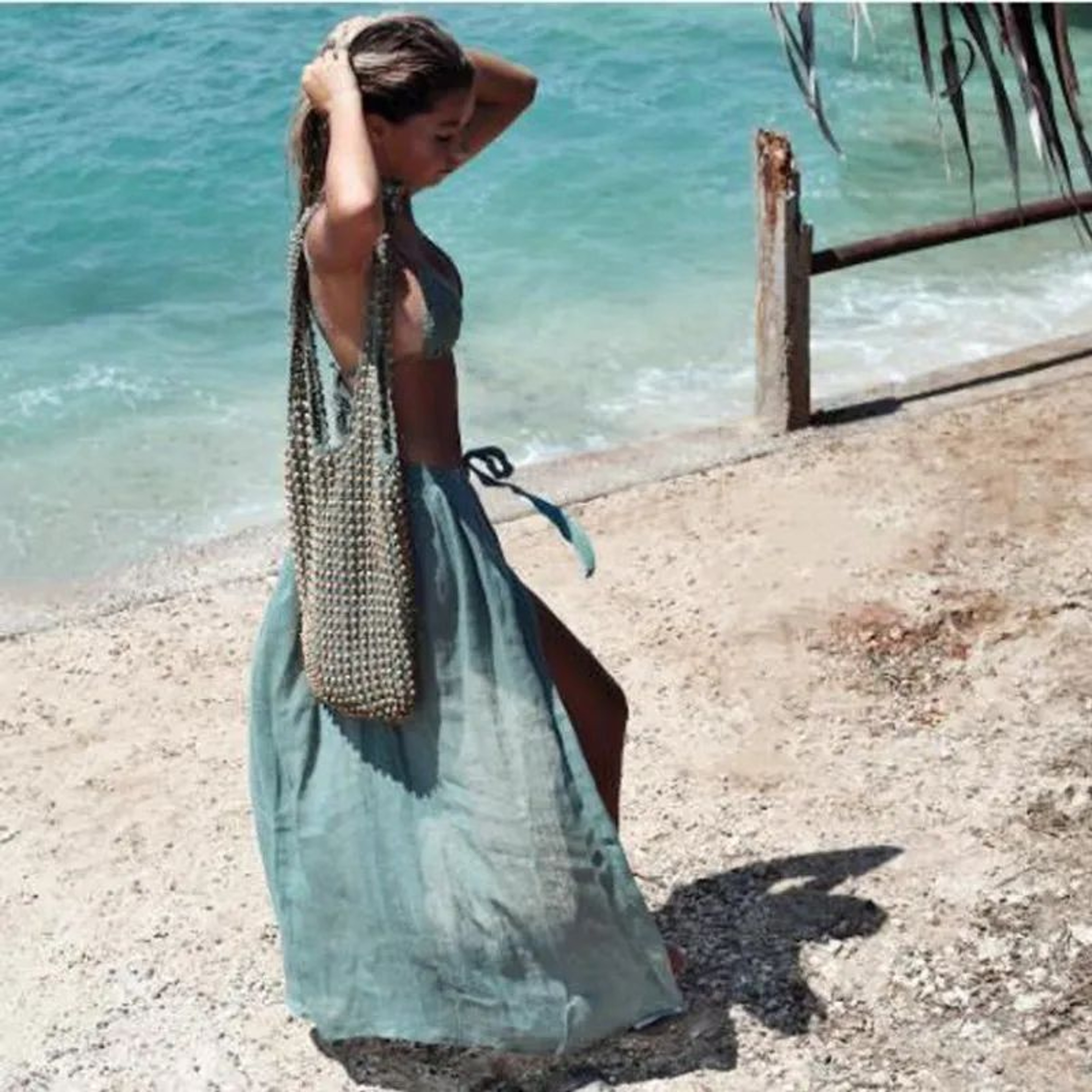 Coastal Breeze Cotton Beach Cover Up Dress  Lightweight Swim CoverUp Tunic For Women 4