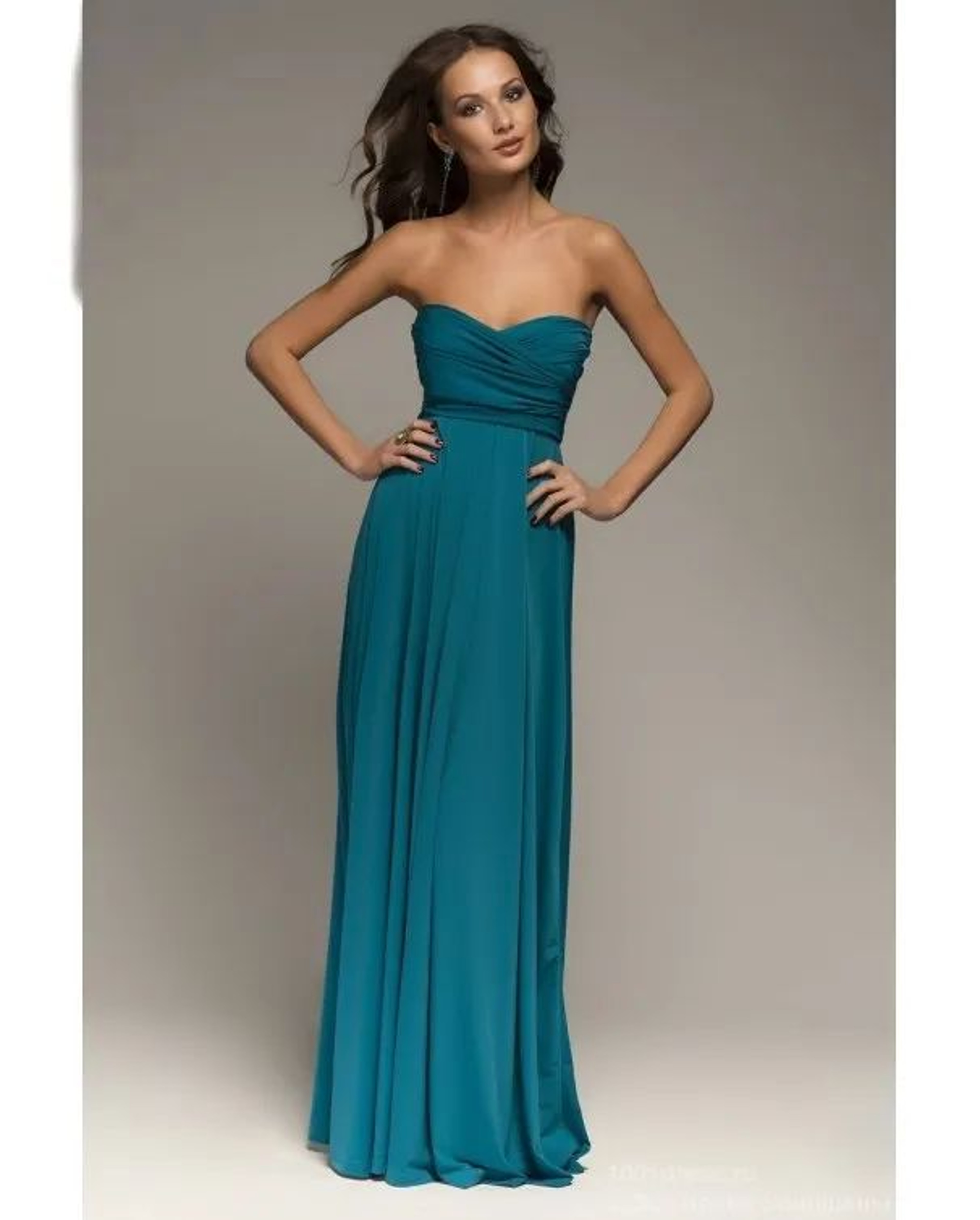 Elegant Convertible VNeck Summer Maxi Dress  Versatile MultiWear Strappy Long Dress For Women 8