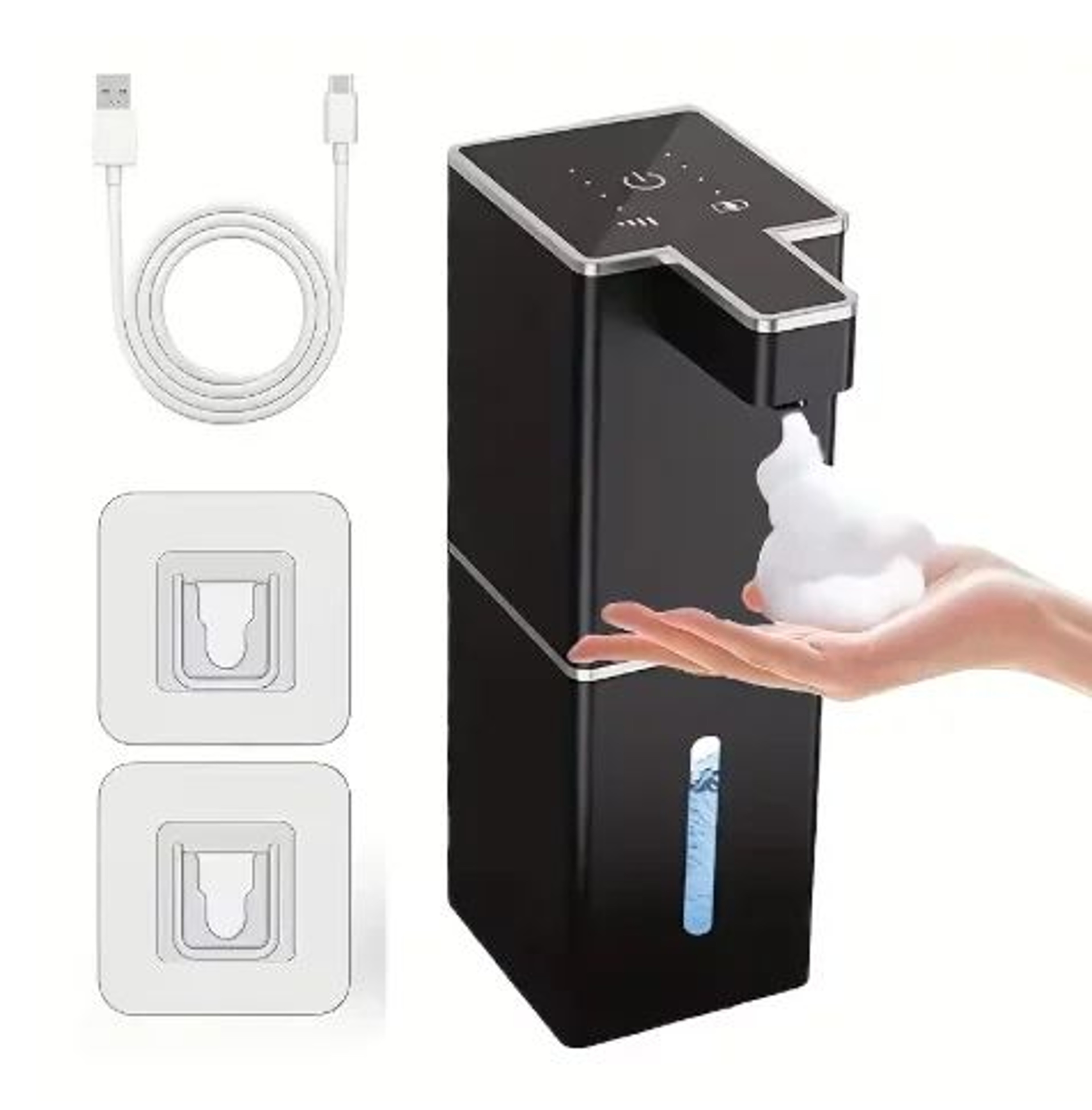 SmartSense Touchless Soap Dispenser  Automatic Wall Mounted Hand Soap Dispenser For Kitchen  Bathro 9