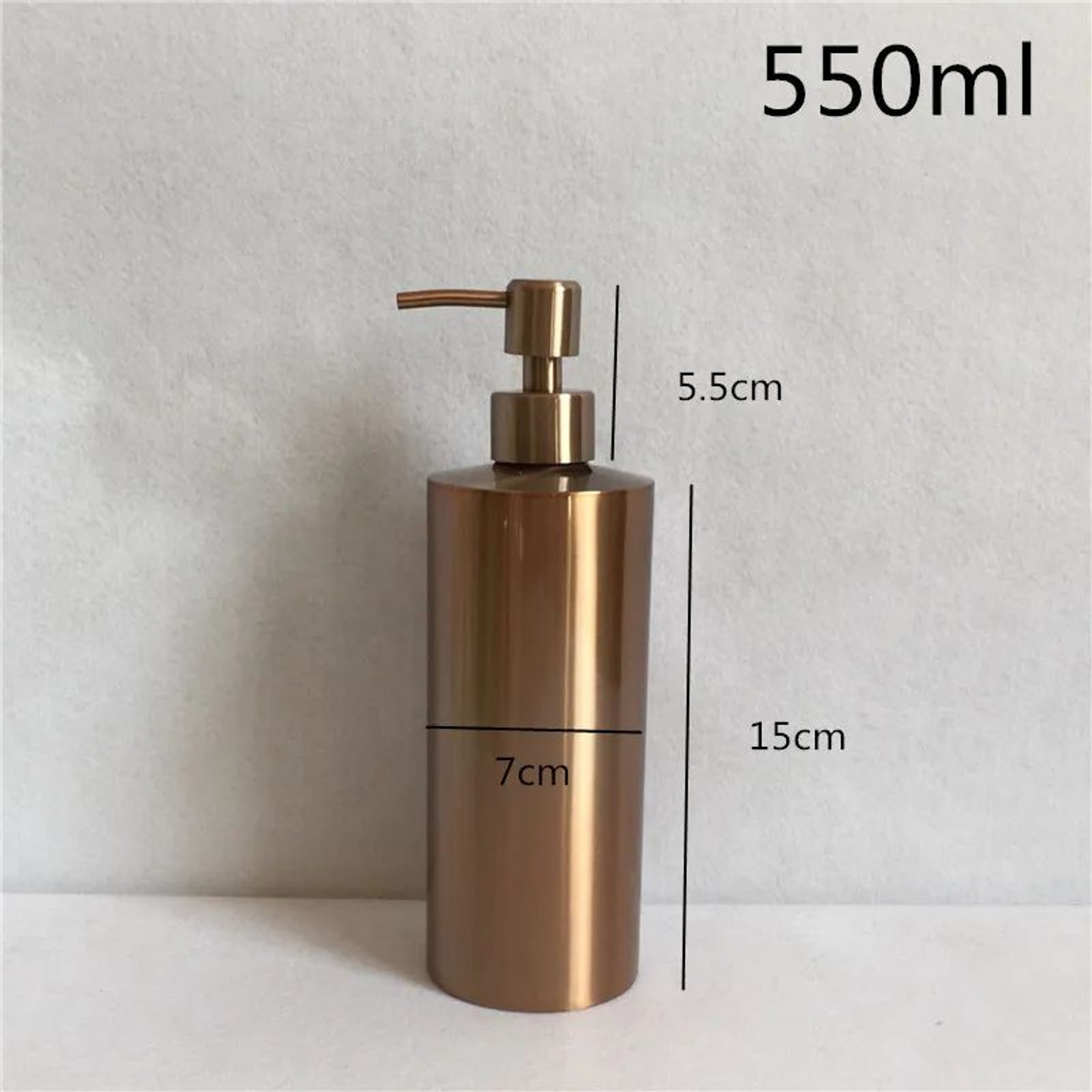 Stainless Steel Soap Dispenser Pump  Refillable 304 Kitchen  Bathroom Lotion Bottle 6