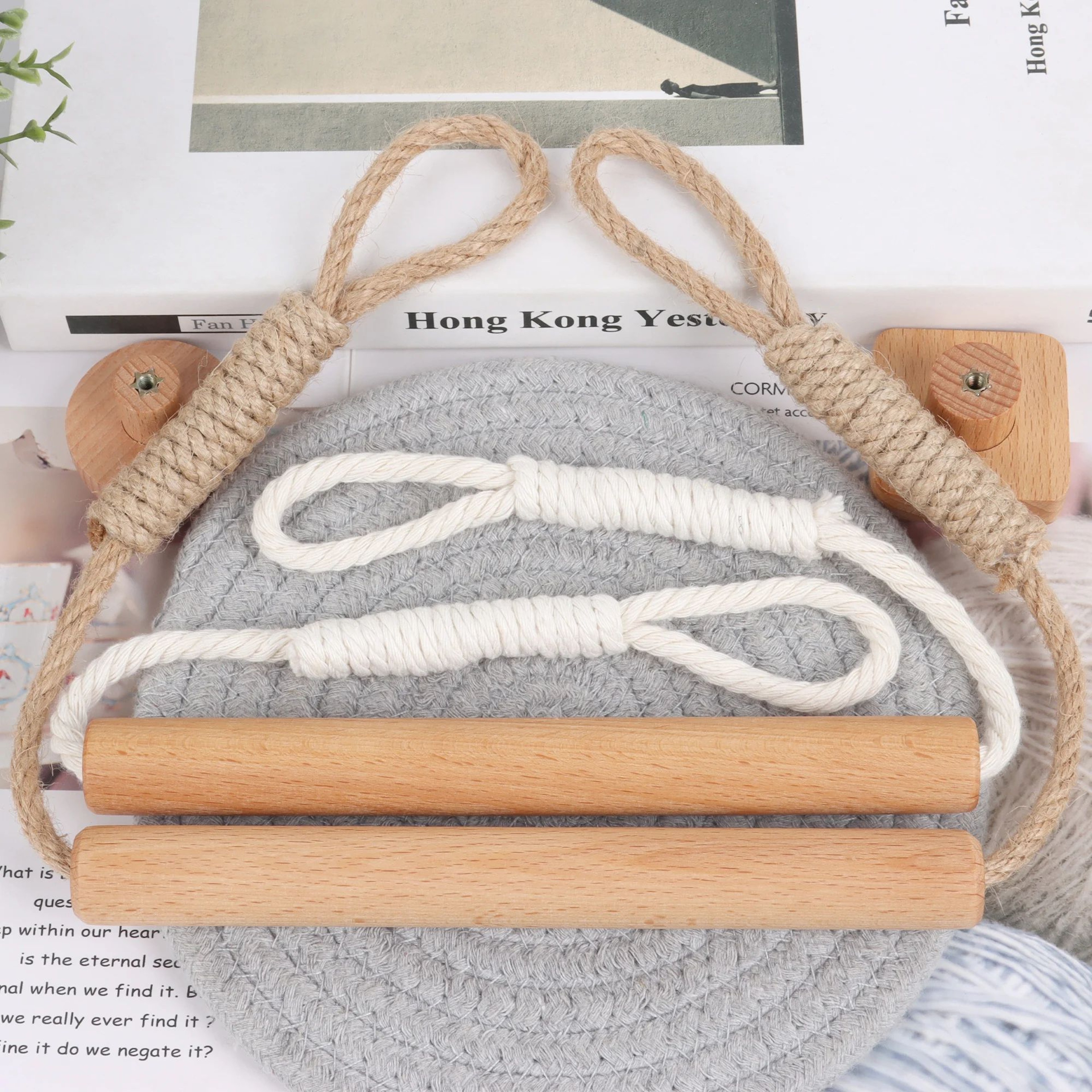 Rustic Wooden Triangle Toilet Paper Holder  NailFree Wall Mounted Bathroom Shelf 2