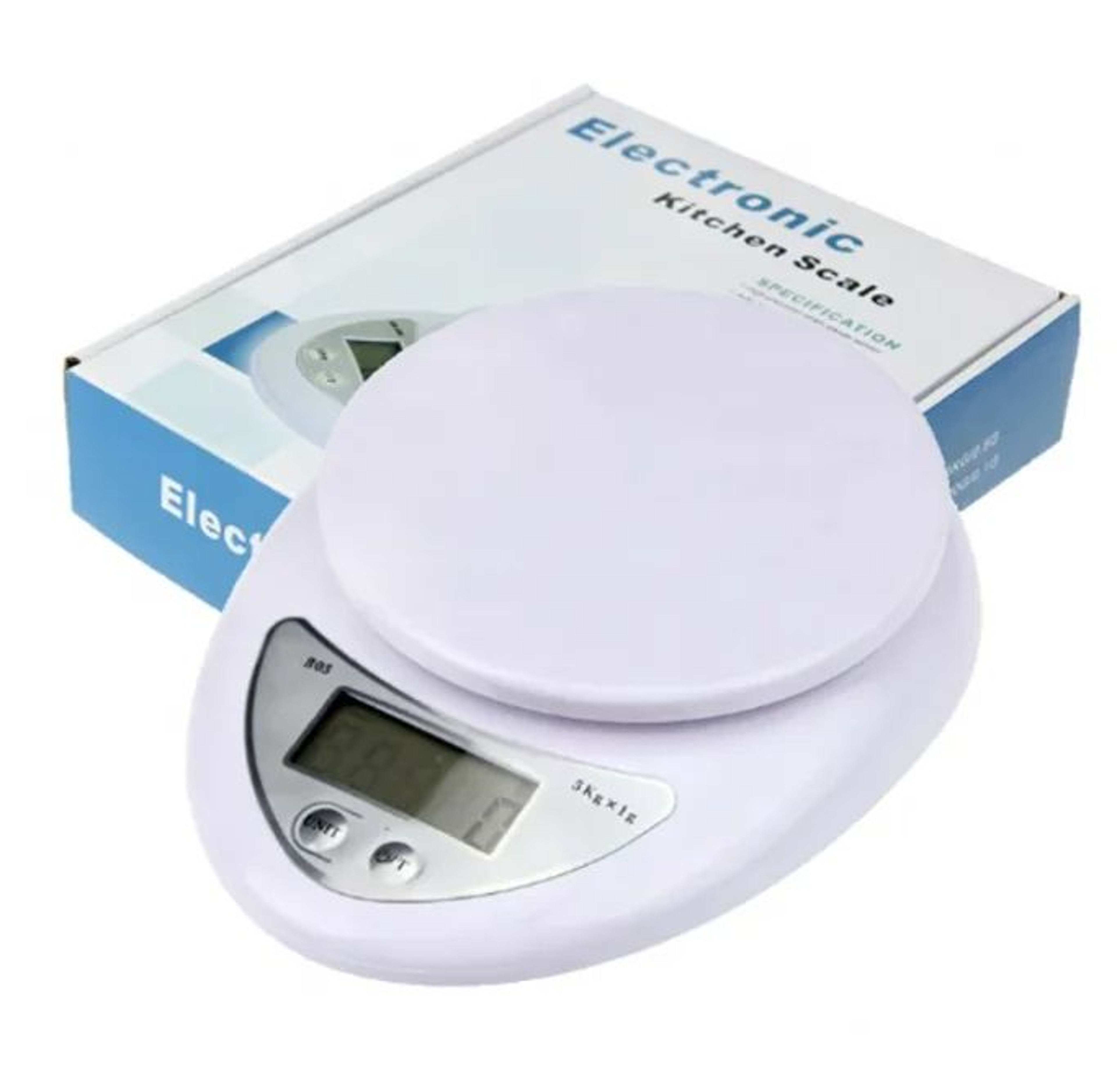 PrecisionPro Digital Kitchen Scale  Portable 5kg LED Food Scale For Accurate Cooking  Baking 0