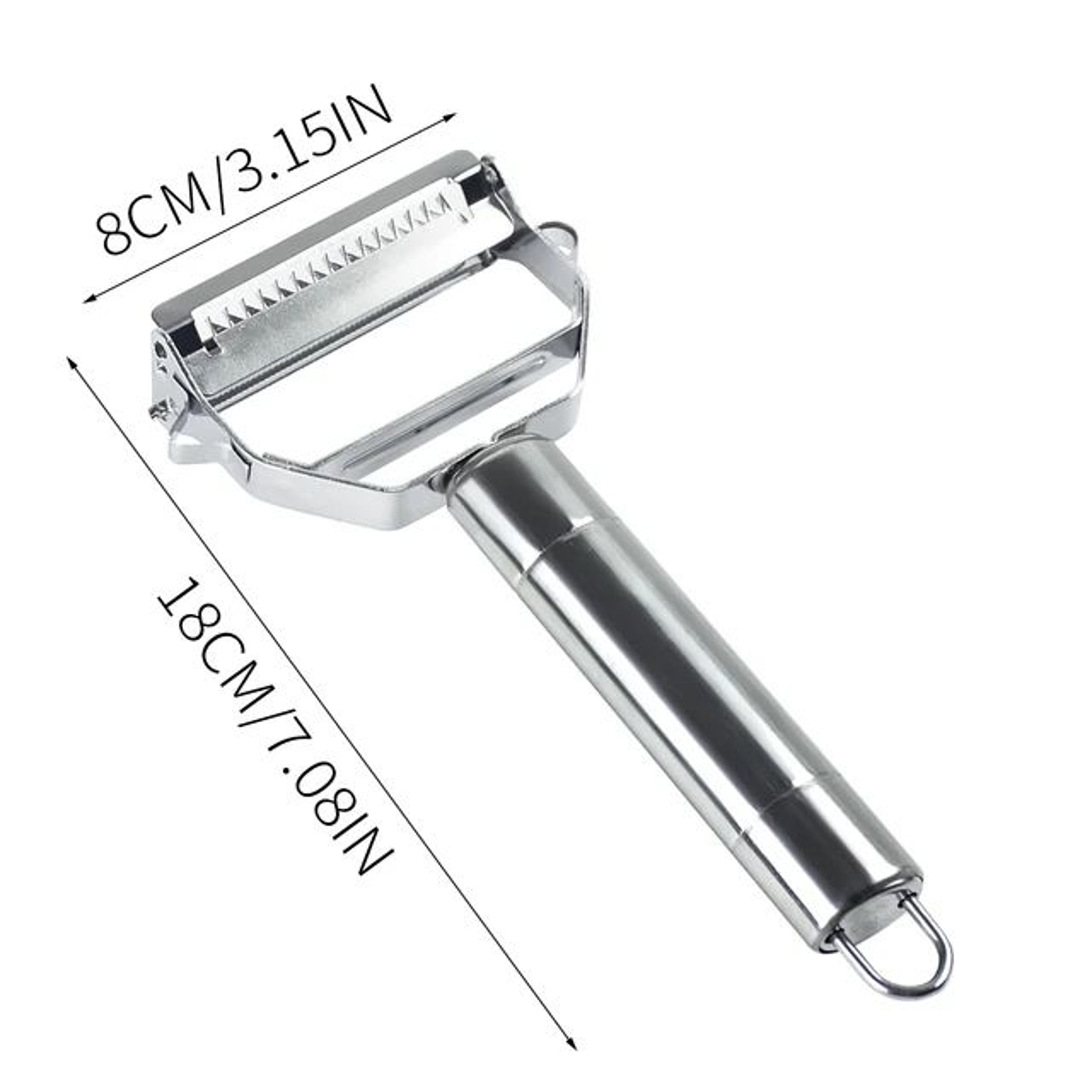 Stainless Steel Julienne Peeler  3in1 Vegetable  Fruit Slicer Tool 7