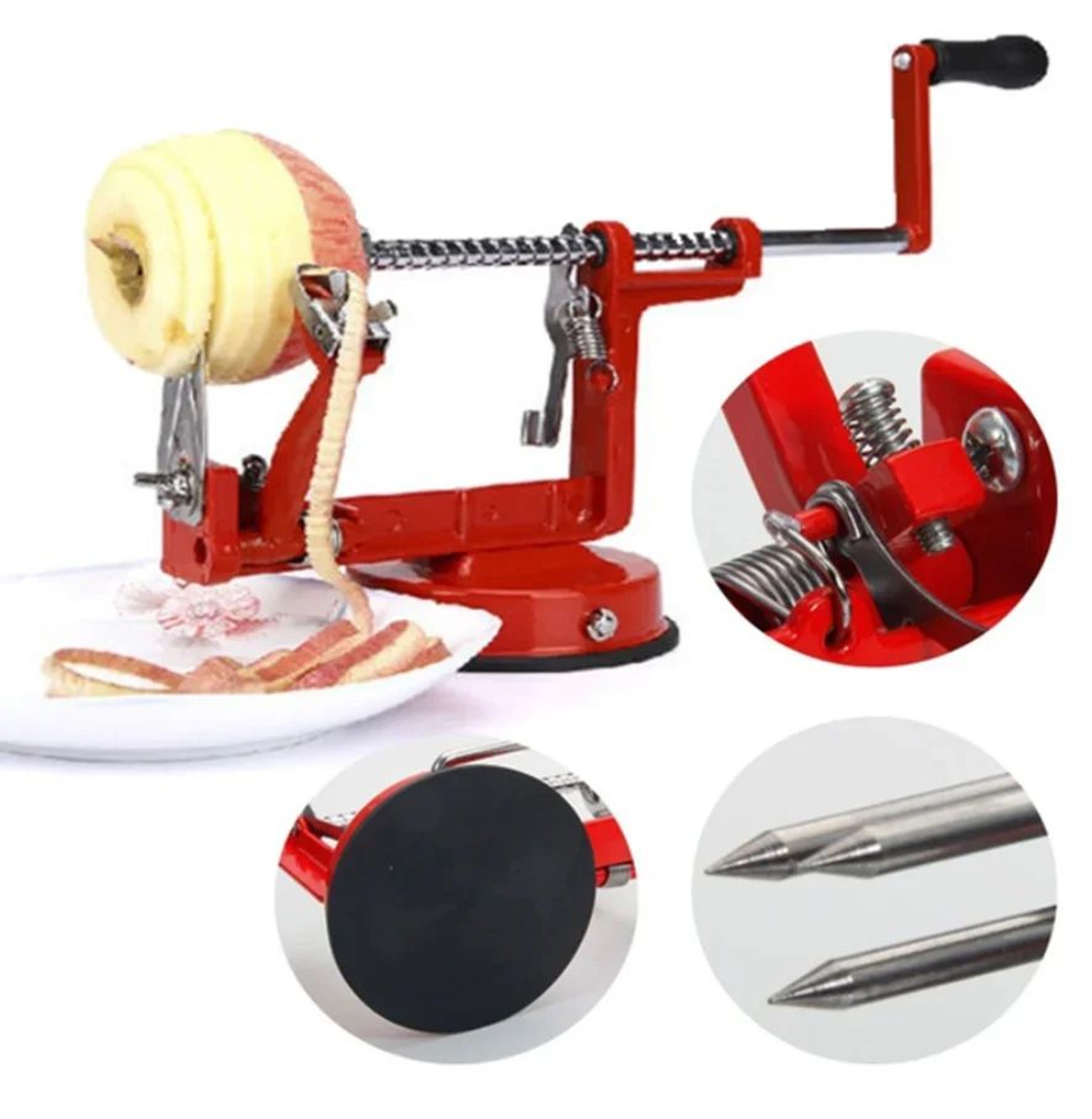 3in1 Apple Peeler Corer Slicer  Stainless Steel Apple Peeling Machine 0
