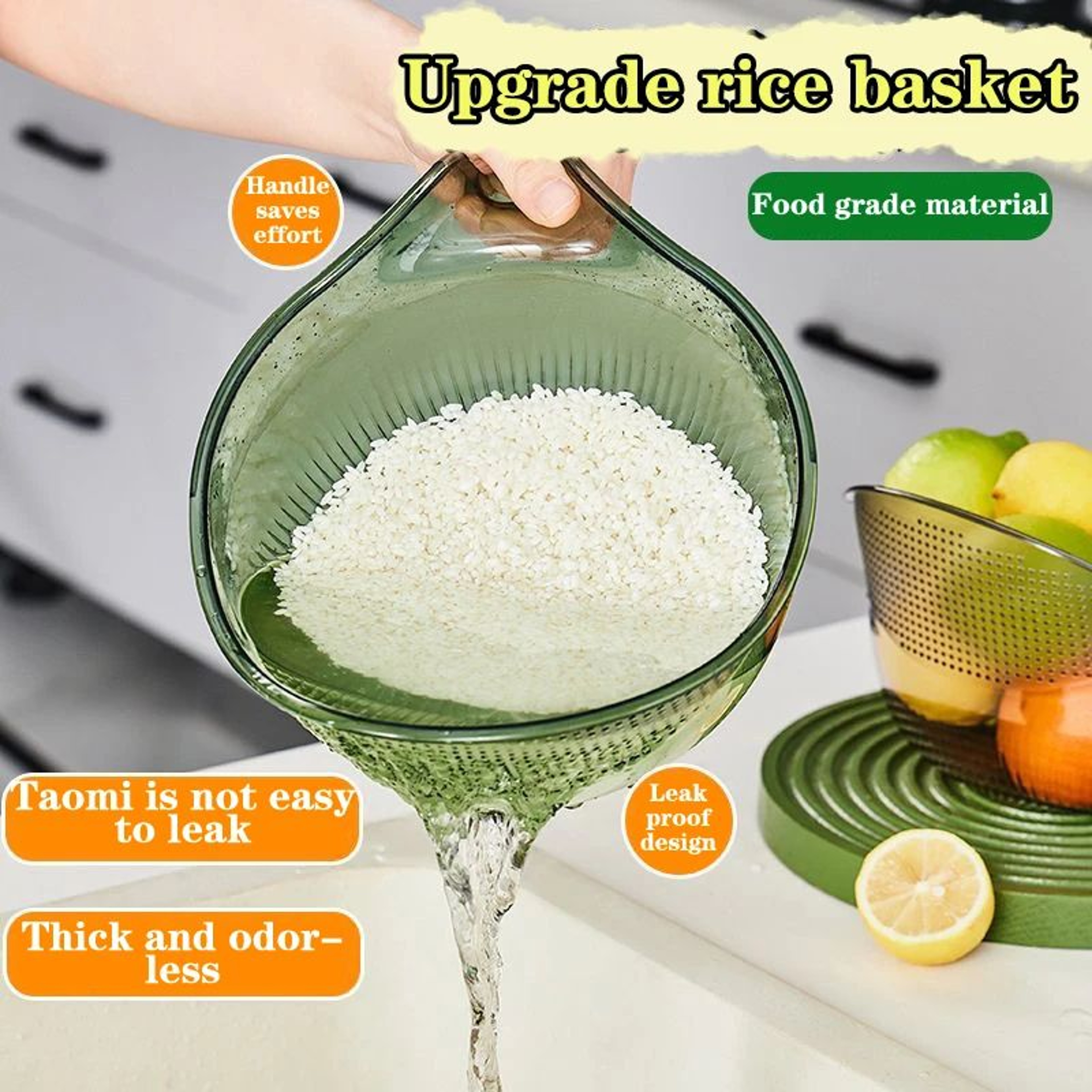 MultiFunctional Sink Drain Basket  Fruit Strainer For Kitchen Sink Organization 0