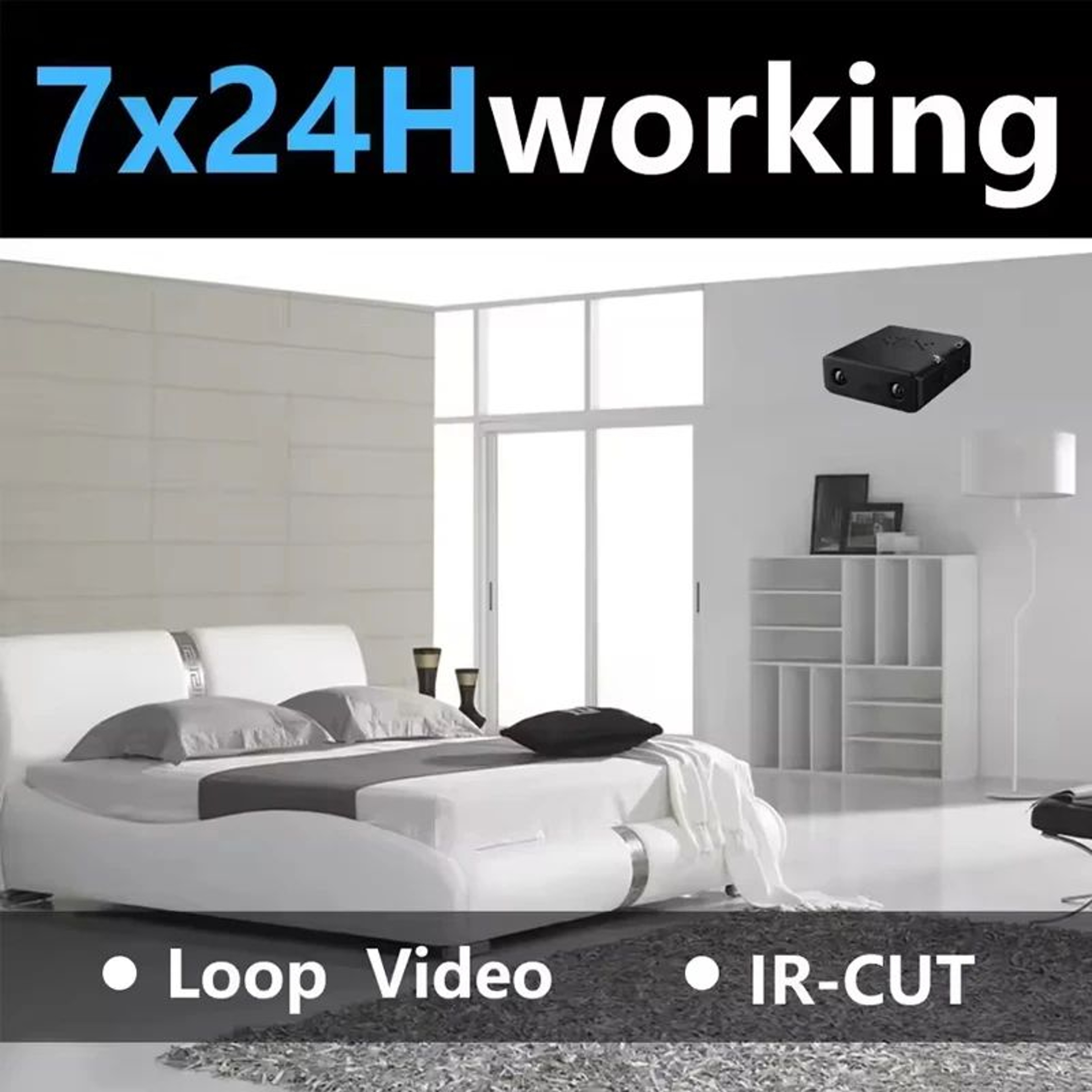 Mini 1080P WiFi Security Camera With Night Vision  BuiltIn Battery 4