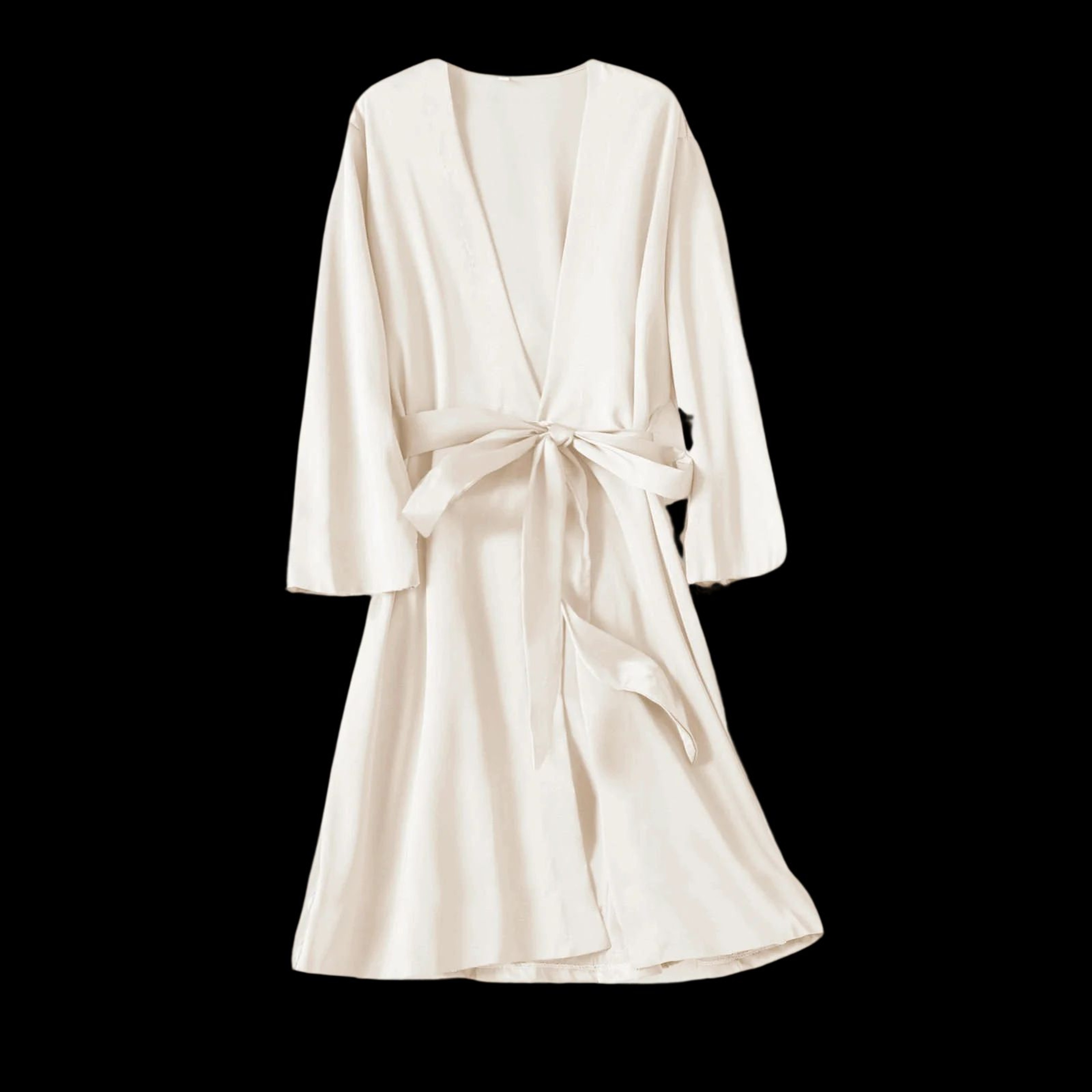 SilkEase Satin Kimono Robe  Silky Satin Robe For Women Bridal  Luxury Silk Nightgown Robe 14