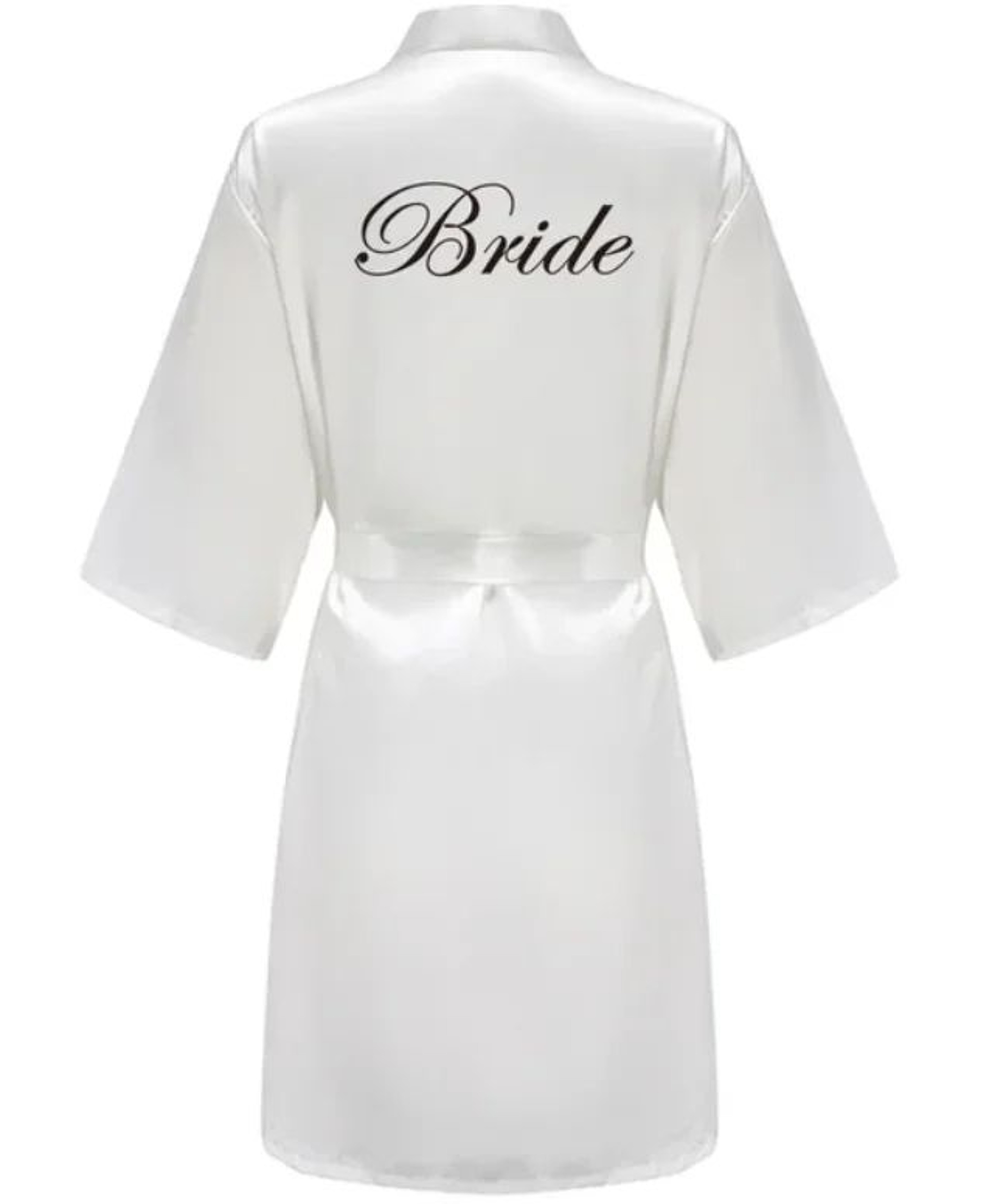 Burgundy Satin Bridal Robe For Weddings  Bridesmaids  Silky Kimono Bathrobe 10