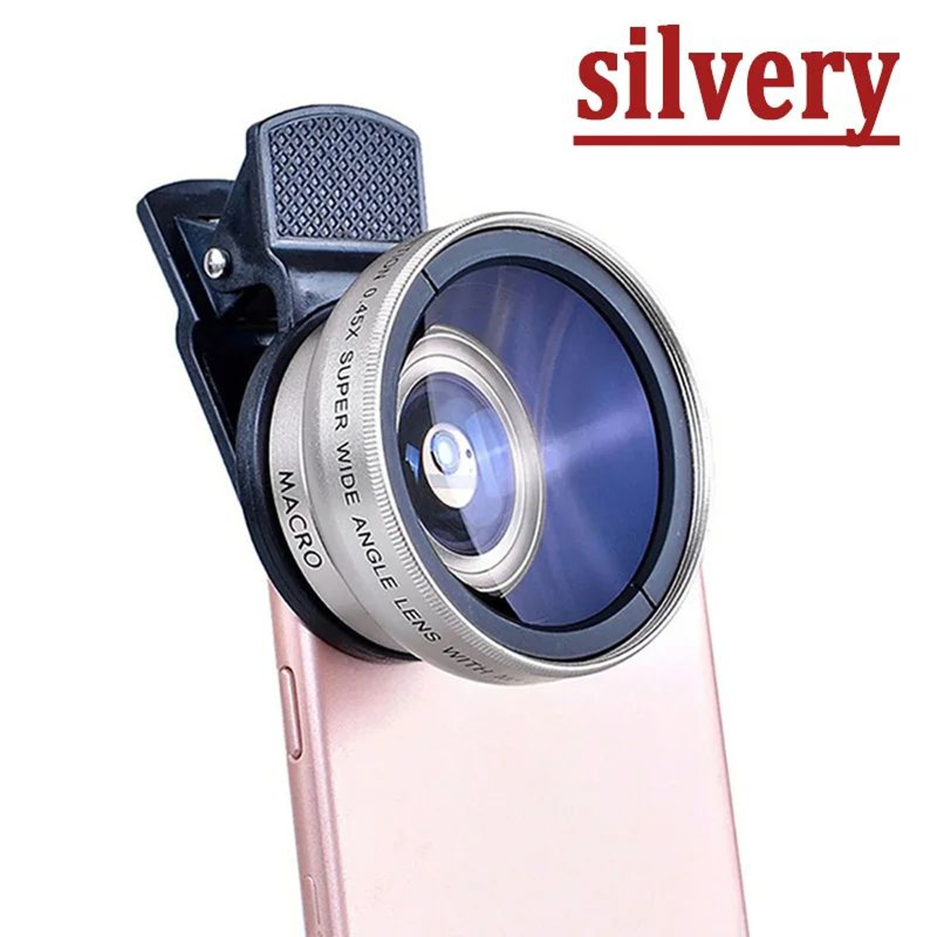 Universal ClipOn HD Wide Angle  Macro Phone Lens Kit For IPhone  Android 7