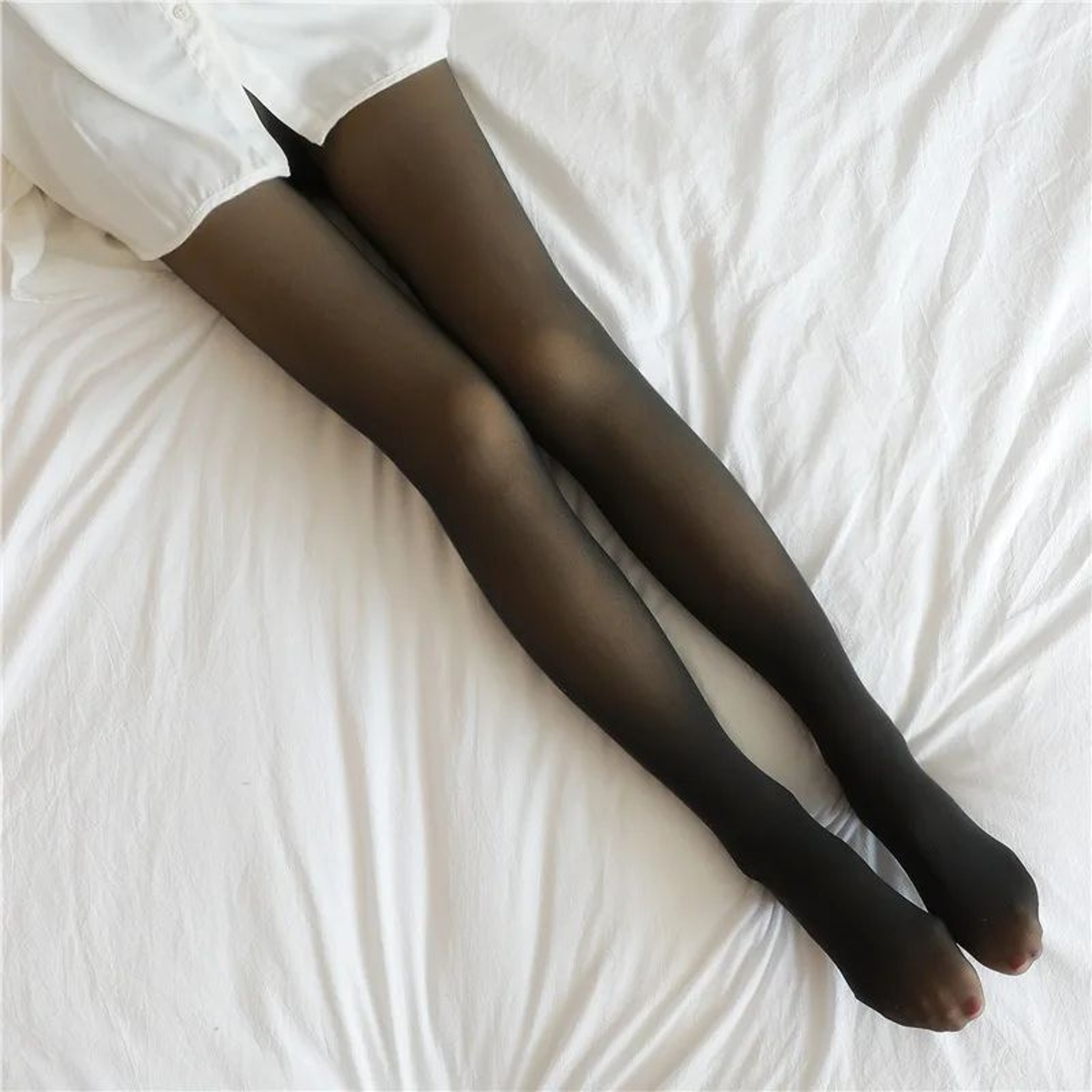 High Waist FleeceLined Sheer Thermal Tights For Women  Winter Warm Translucent Leggings 4