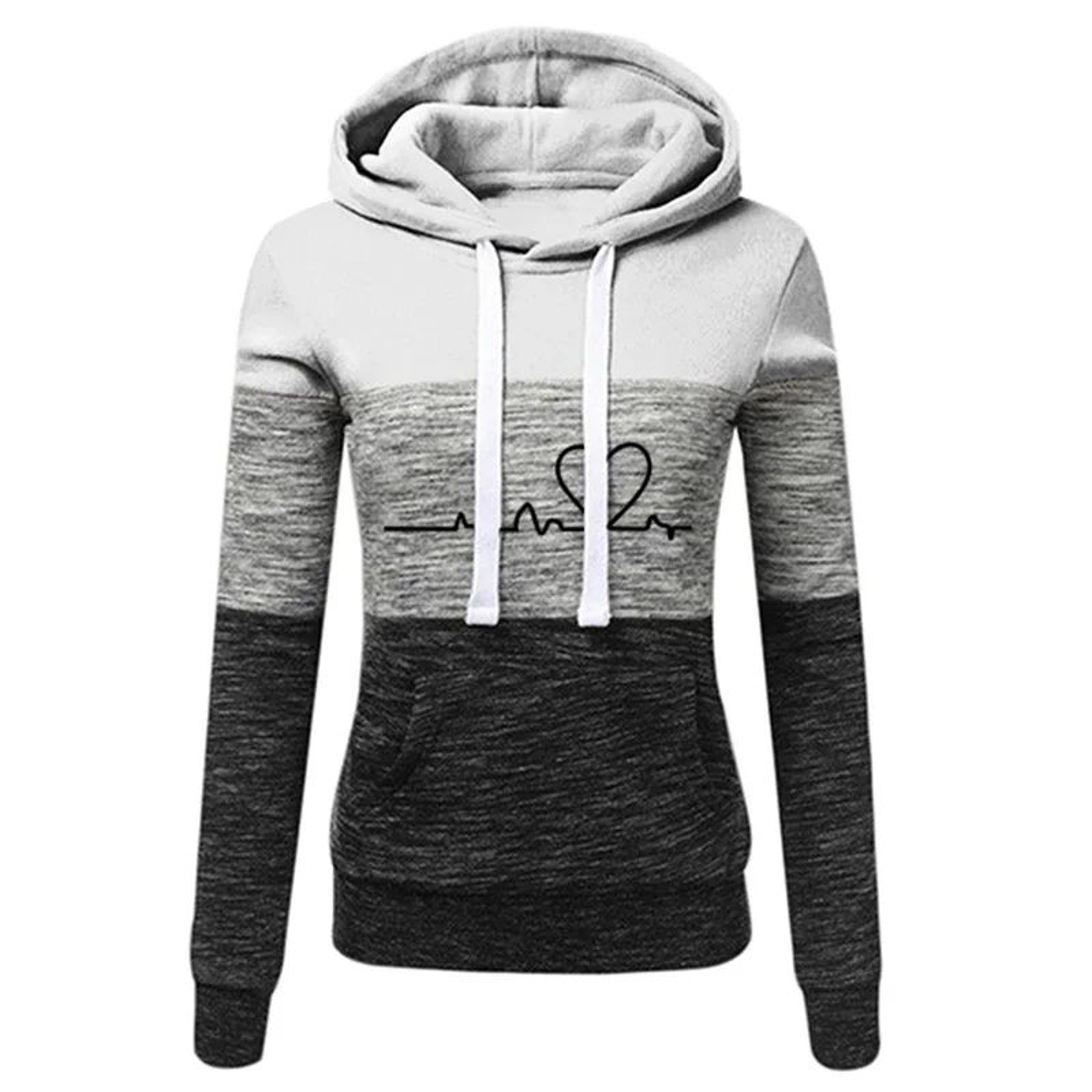 Color Block Womens Tracksuit Set  Hooded Sweatshirt  Jogger Pants Activewear S3XL 6