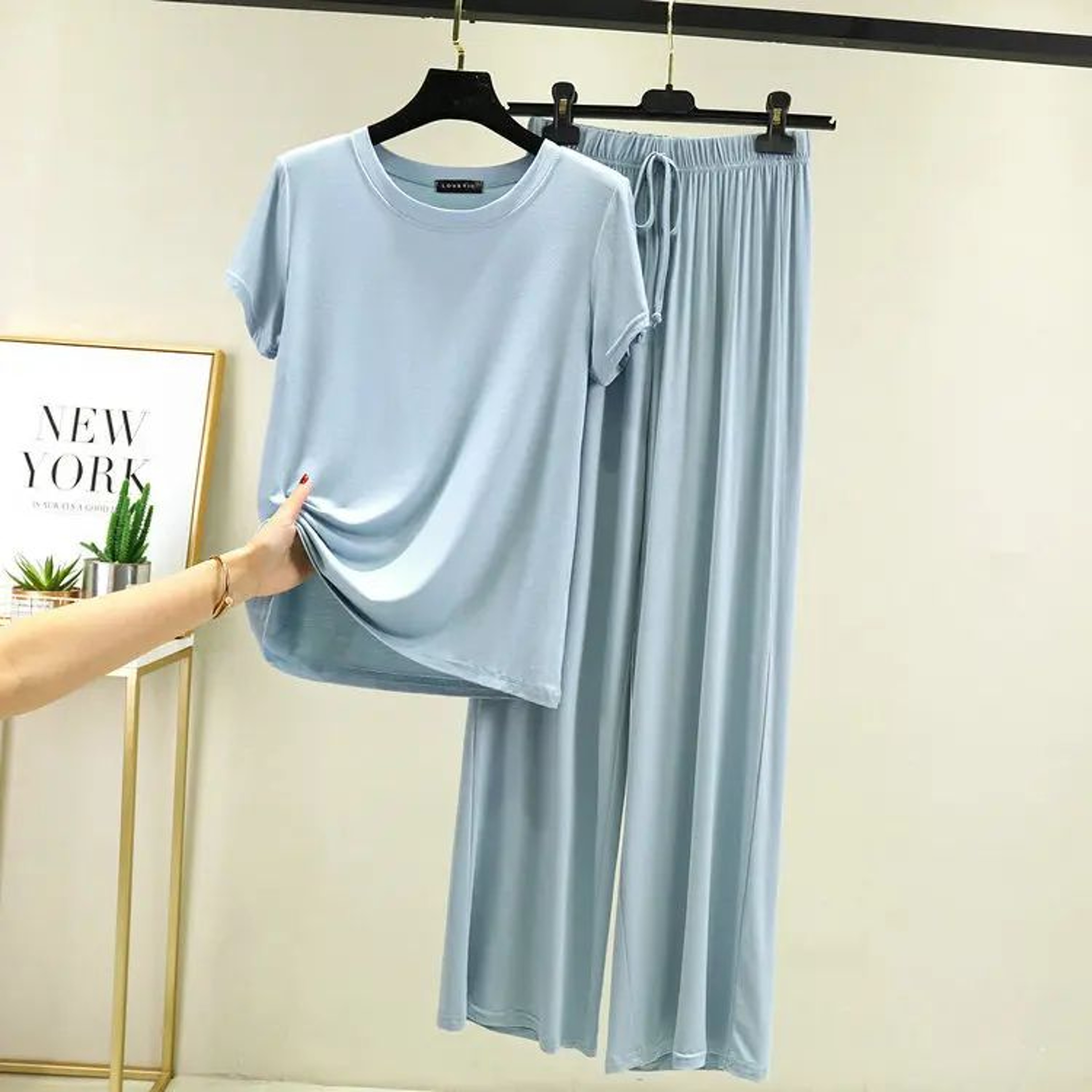 Summer Breeze Womens Modal Pajama Set  Soft Womens Modal Pajama Set Lounge Sleepwear MXXL 4