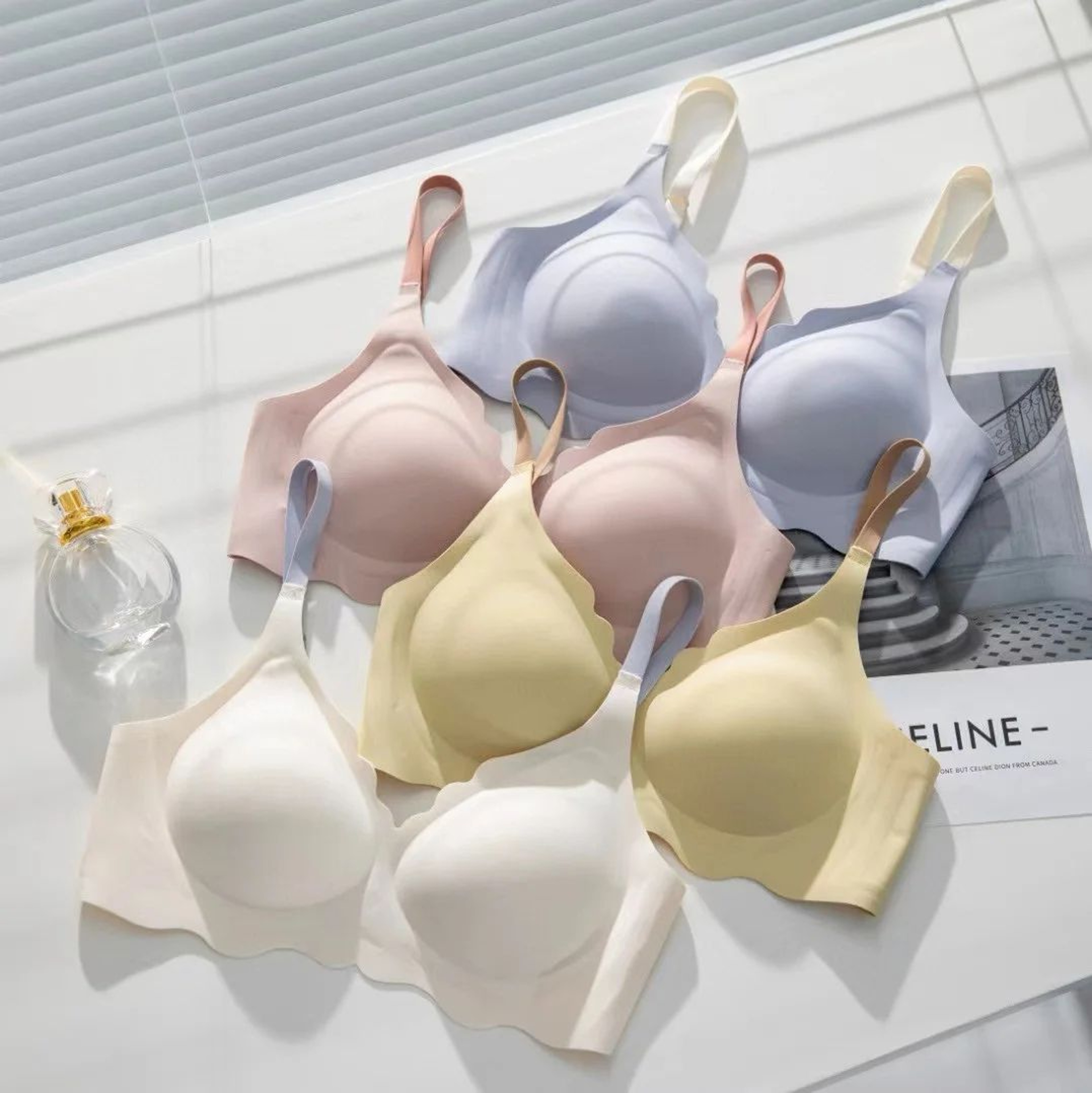 Wireless Comfort Sculpt Bra  No Underwire Support Bra With Adjustable Sling  Smooth BeautyBack Desi 1