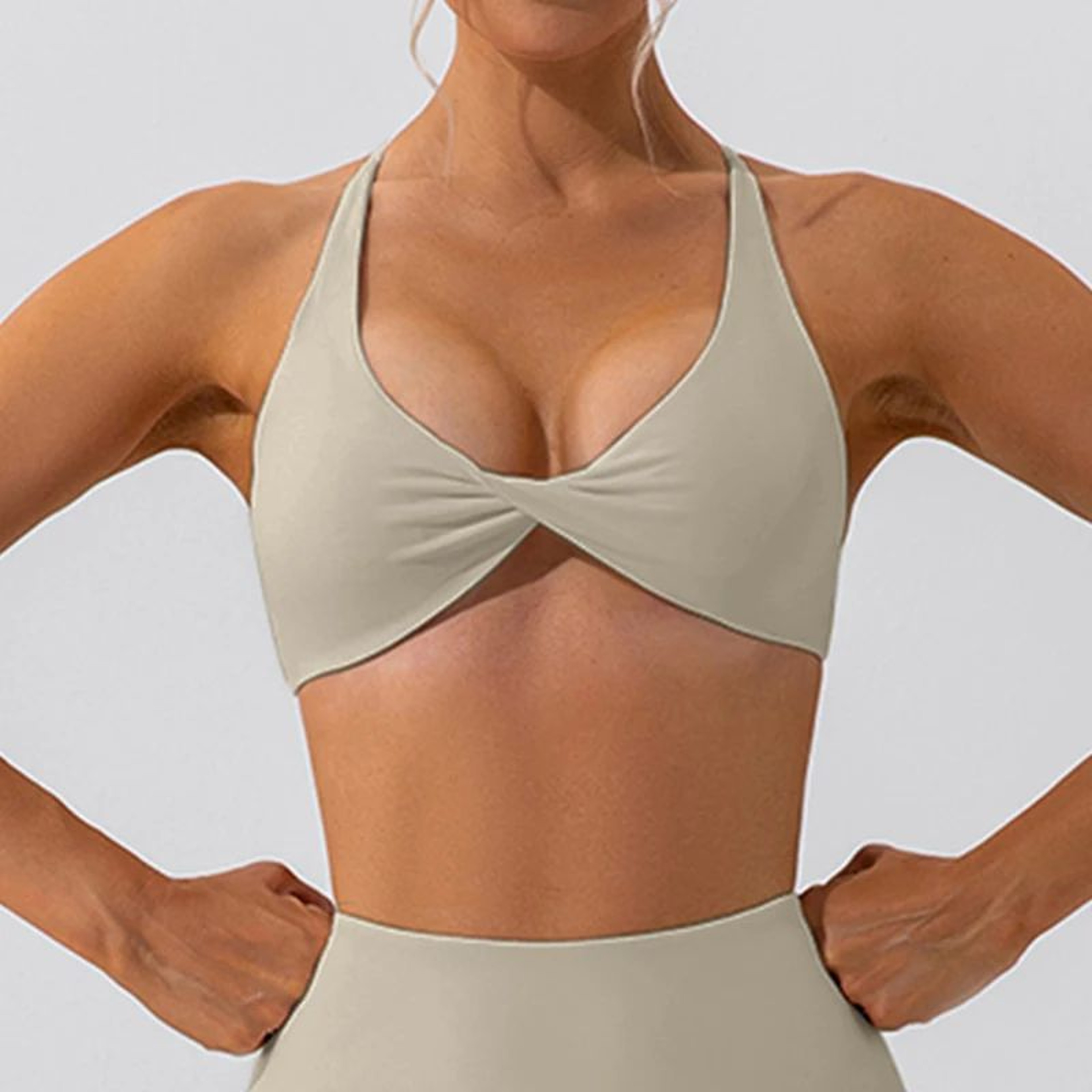 CrossBack Breathable Sports Bra Yoga  Running Workout Top For Women 9