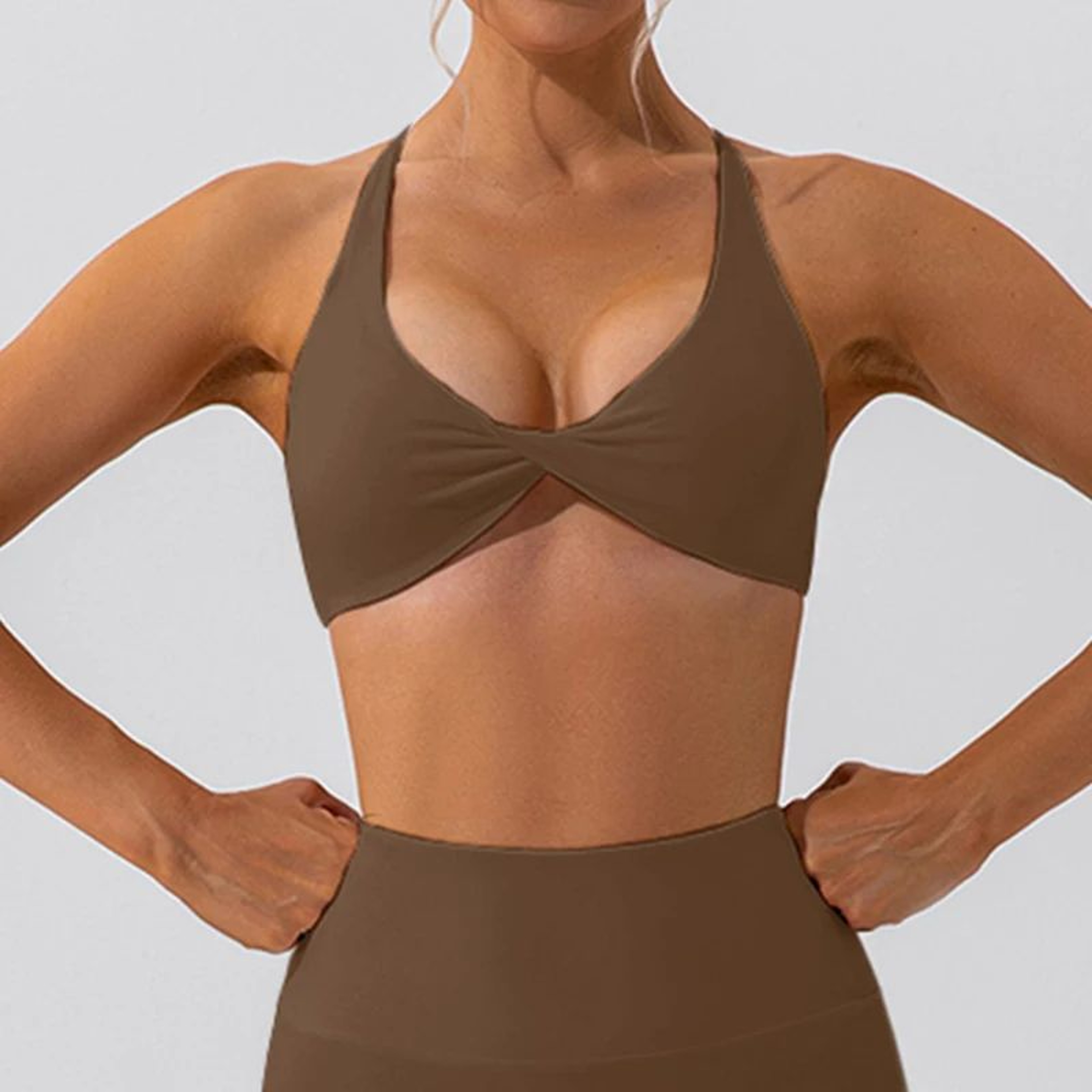 CrossBack Breathable Sports Bra Yoga  Running Workout Top For Women 3