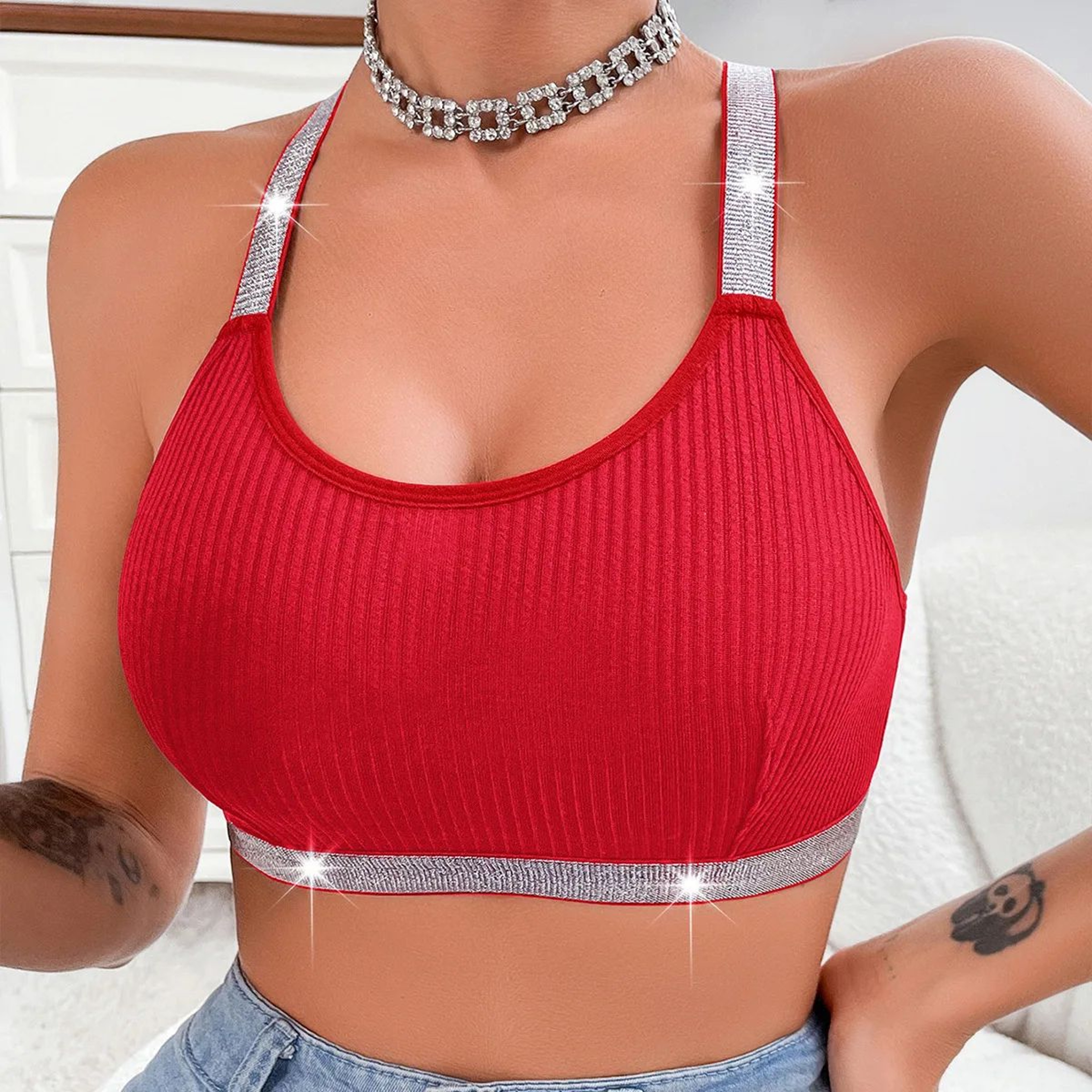 Ribbed Backless Seamless Bralette Top For Yoga  Everyday Comfort 4