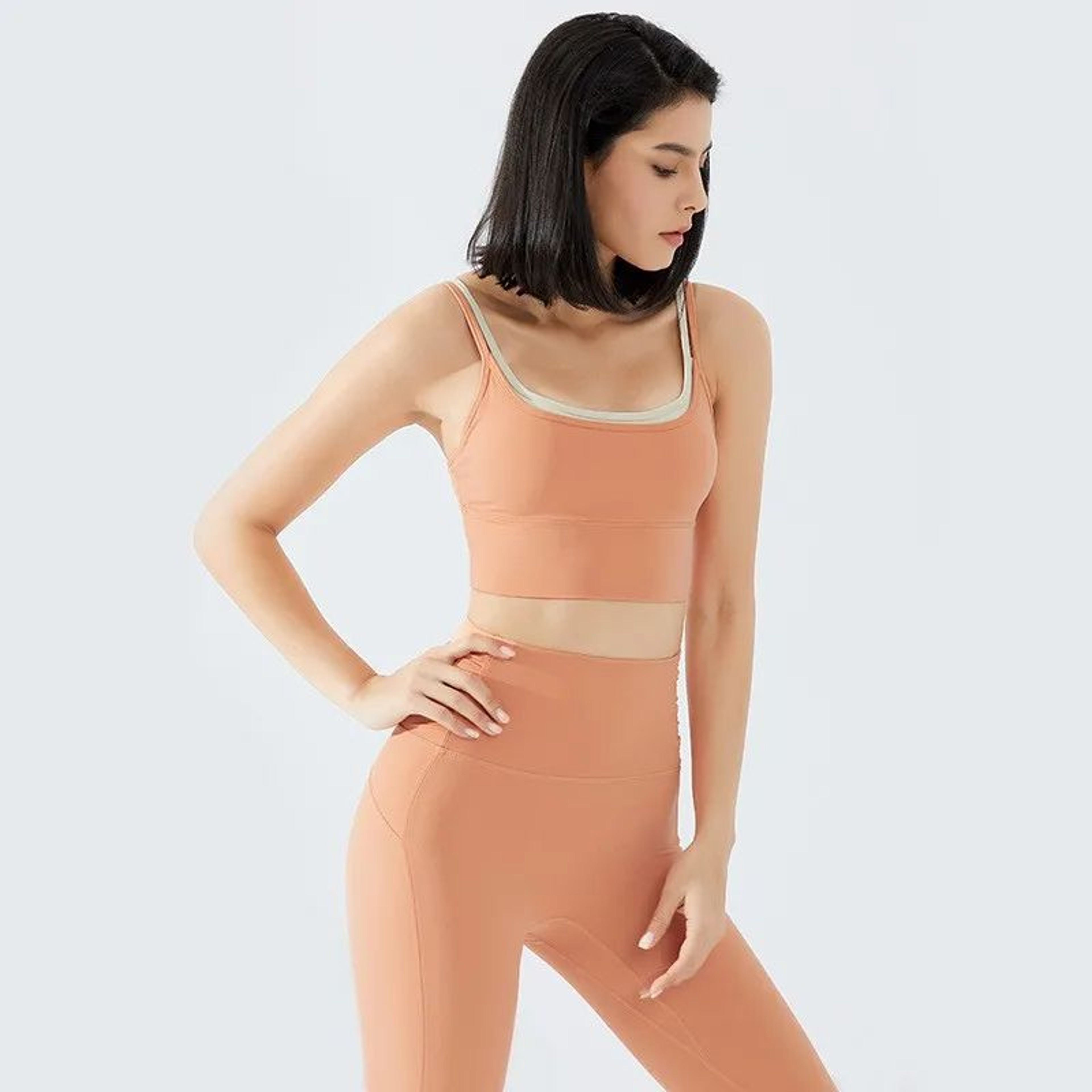 PowerFlex Seamless Sports Bra For Women  Strapless Tube Yoga Crop Top For Gym  Running 2