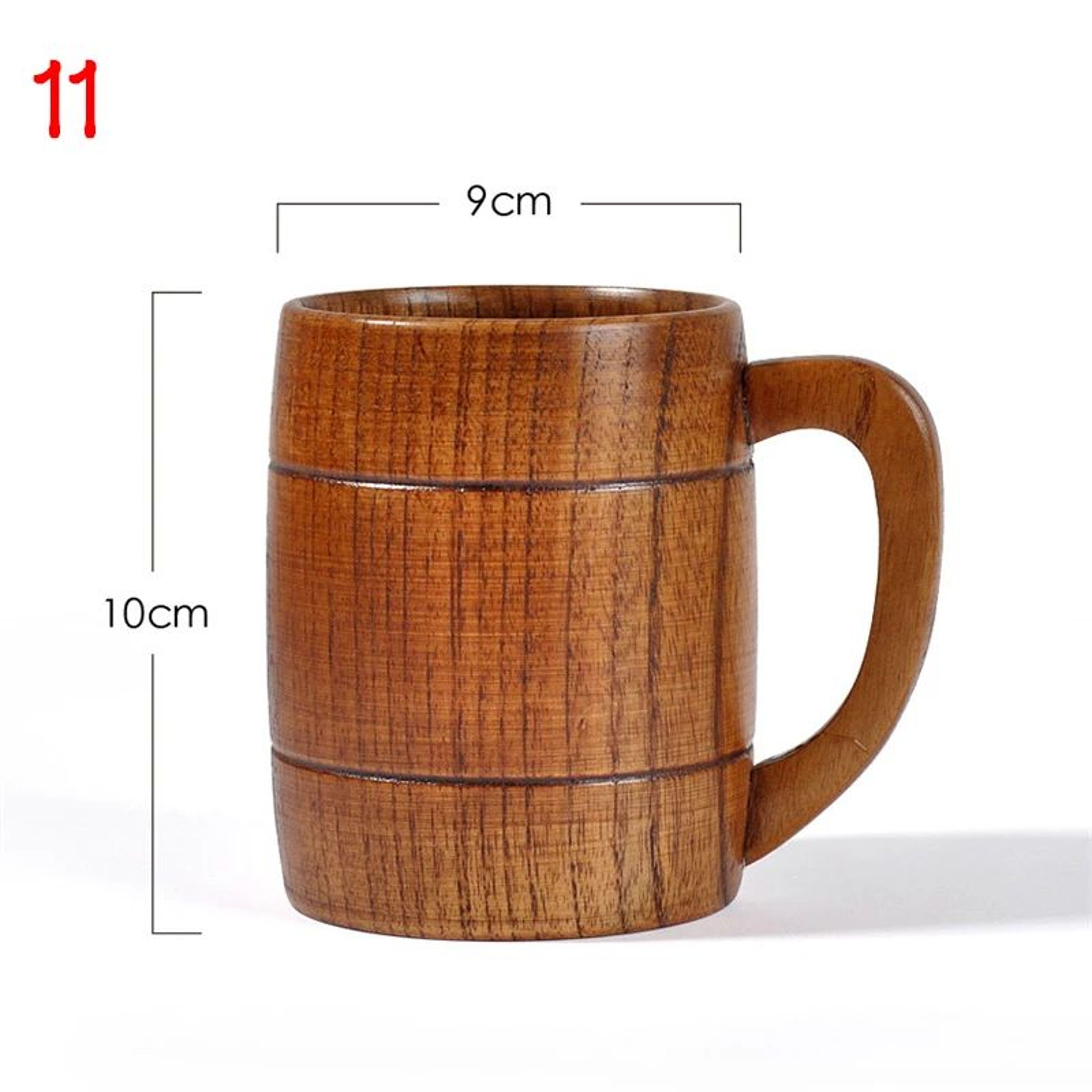 Rustic Spruce Wood Big Belly Mug  Handmade Wooden Beer Mug  Natural Coffee Cup 16