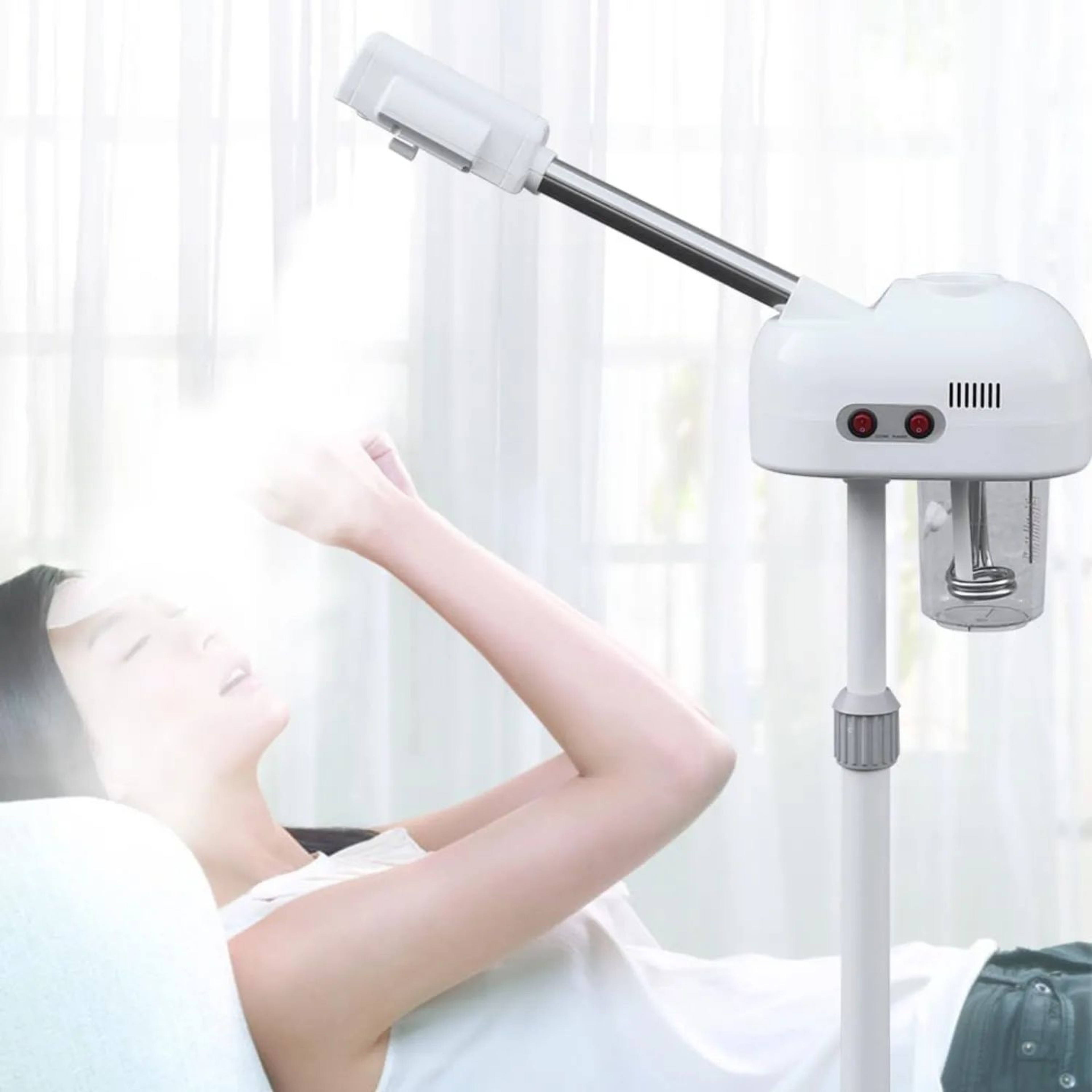 360 Pro Facial Steamer For Deep Pore Cleansing  Hydrated Glow 0