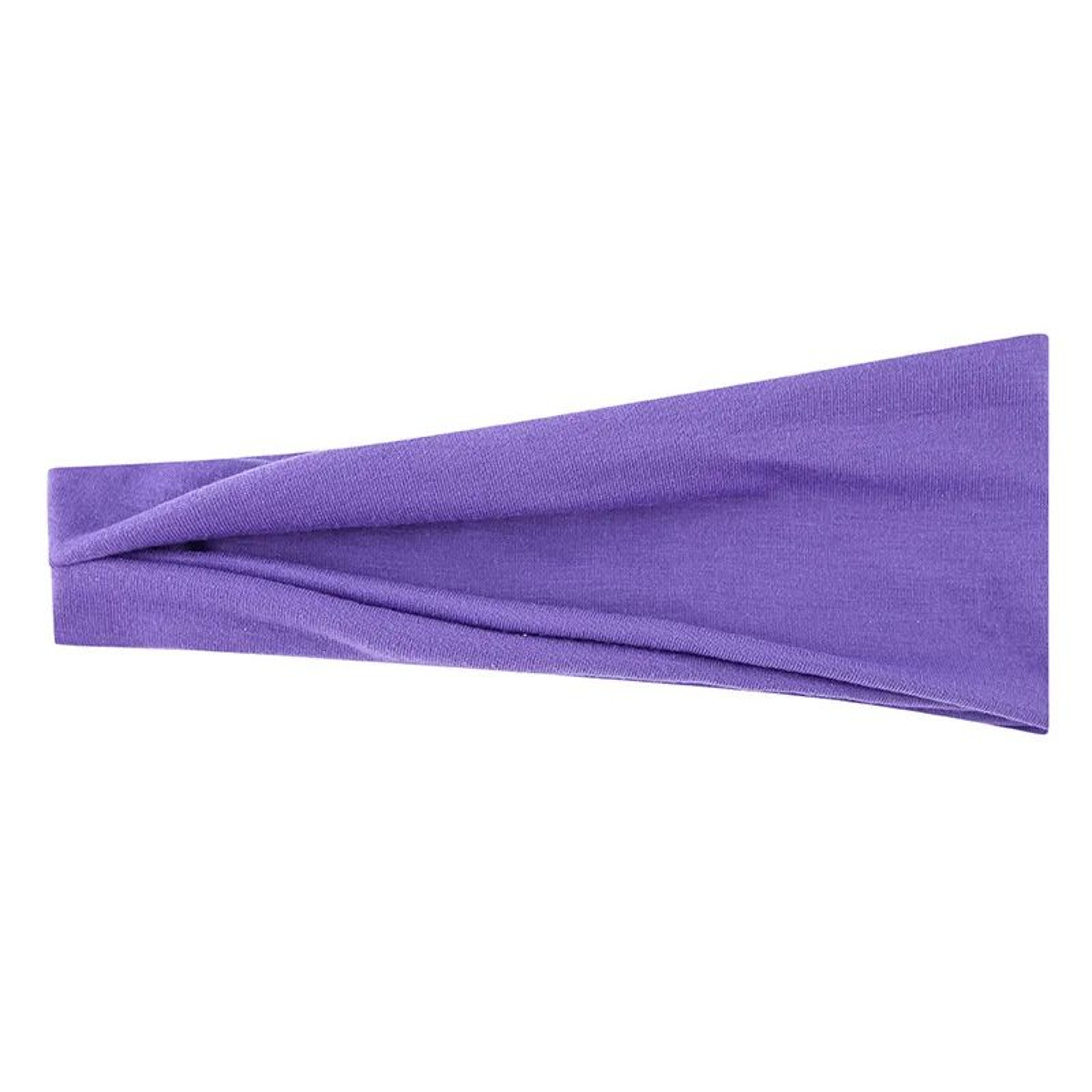 ComfortFlex Womens Elastic Headband  Soft Solid Color Yoga Headband  Stylish Turban Hair Wrap 5