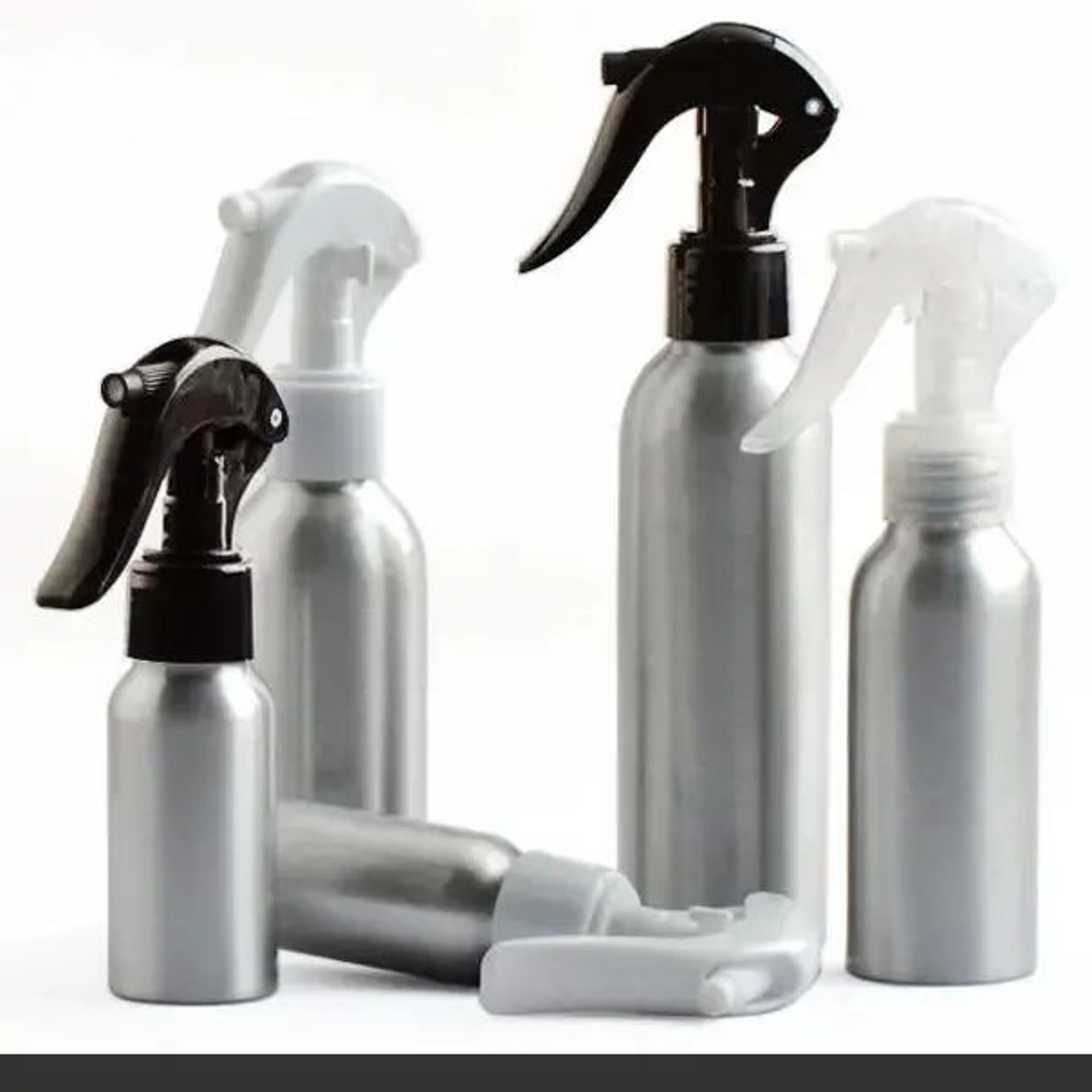 Refillable Aluminum Spray Bottle With Fine Mist Sprayer  Lotion Pump  Travel Size 1oz8oz 4