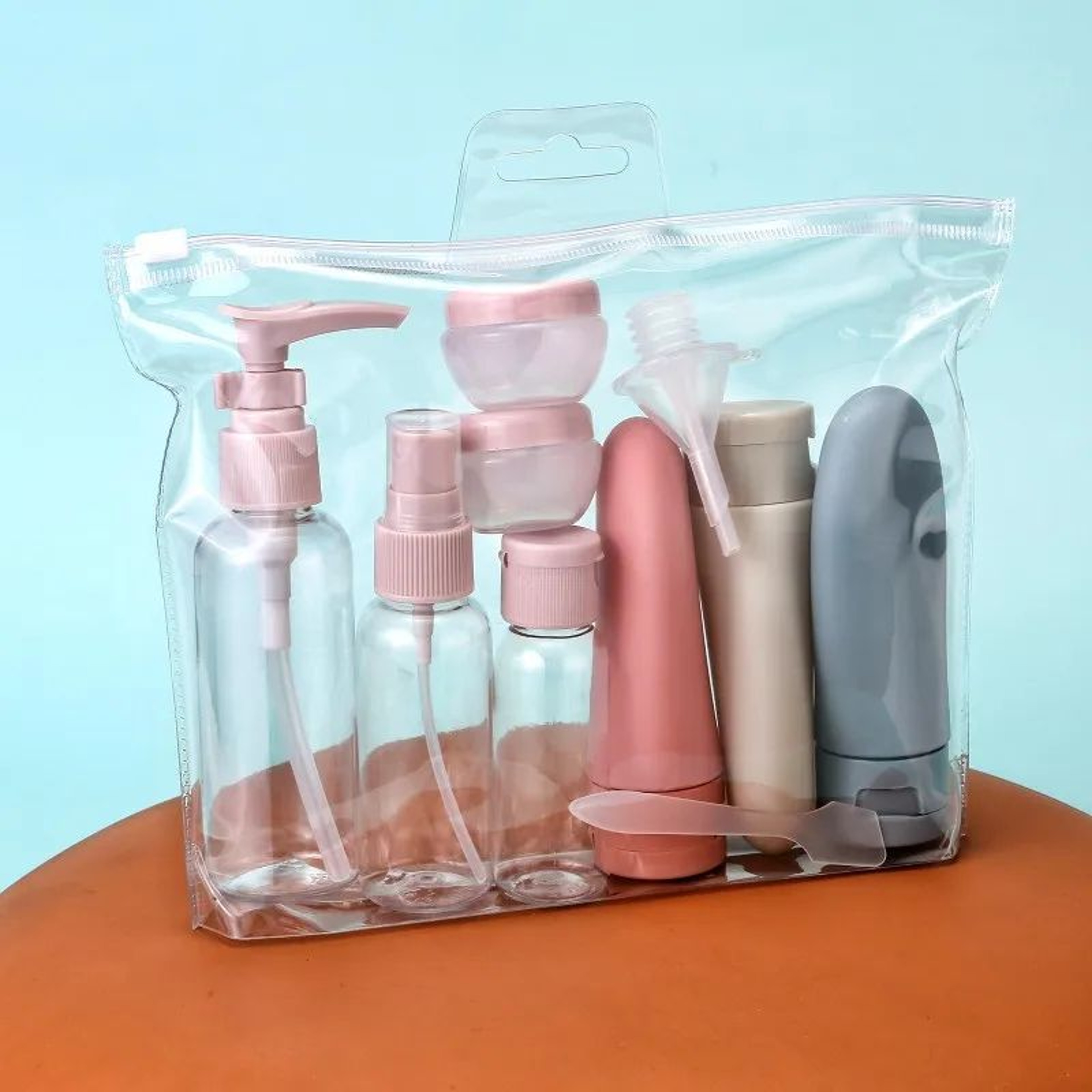 TravelEase Silicone Travel Bottles For Toiletries  Leakproof Refillable Squeeze Tubes 3060100ml Set 10