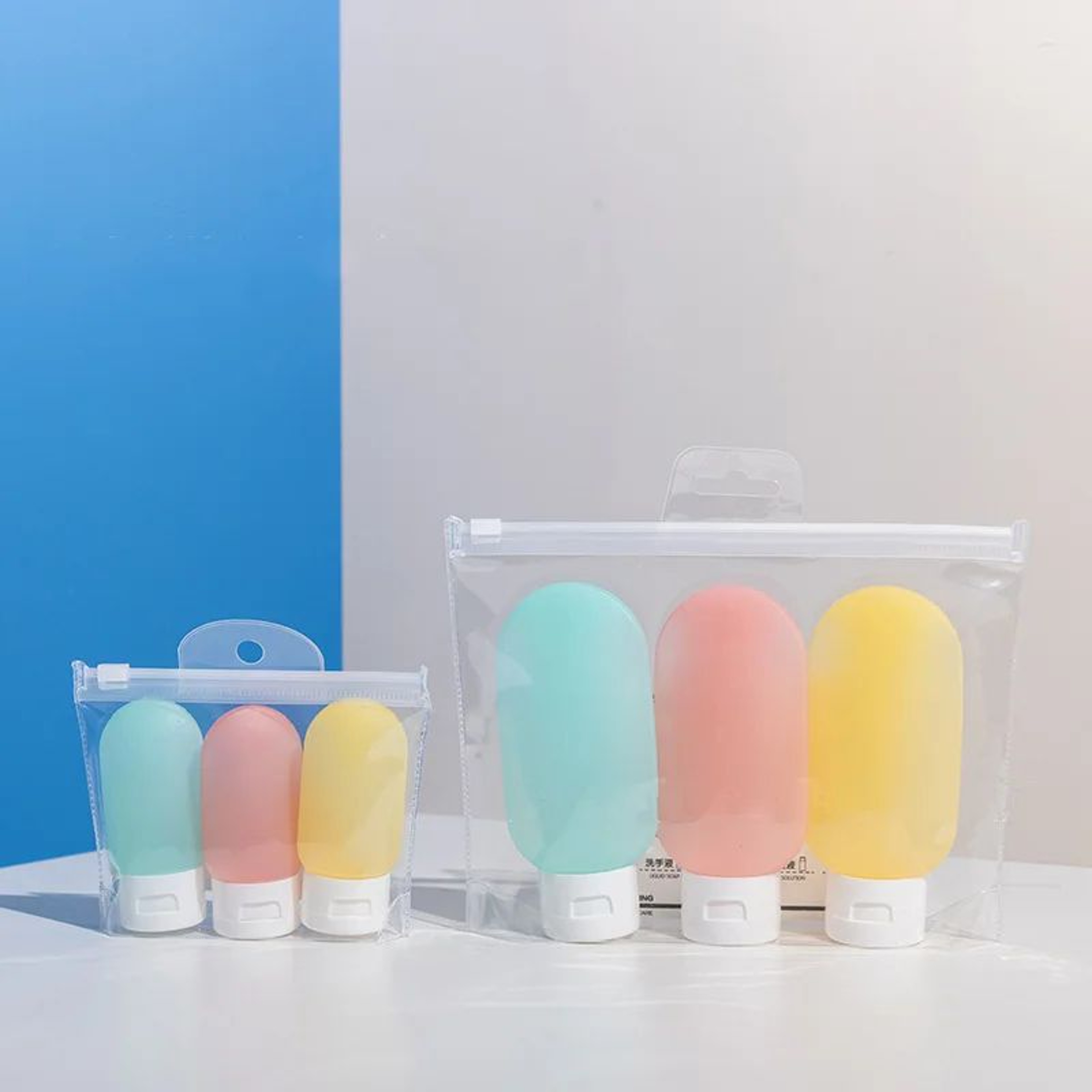 TravelEase Silicone Travel Bottles For Toiletries  Leakproof Refillable Squeeze Tubes 3060100ml Set 12