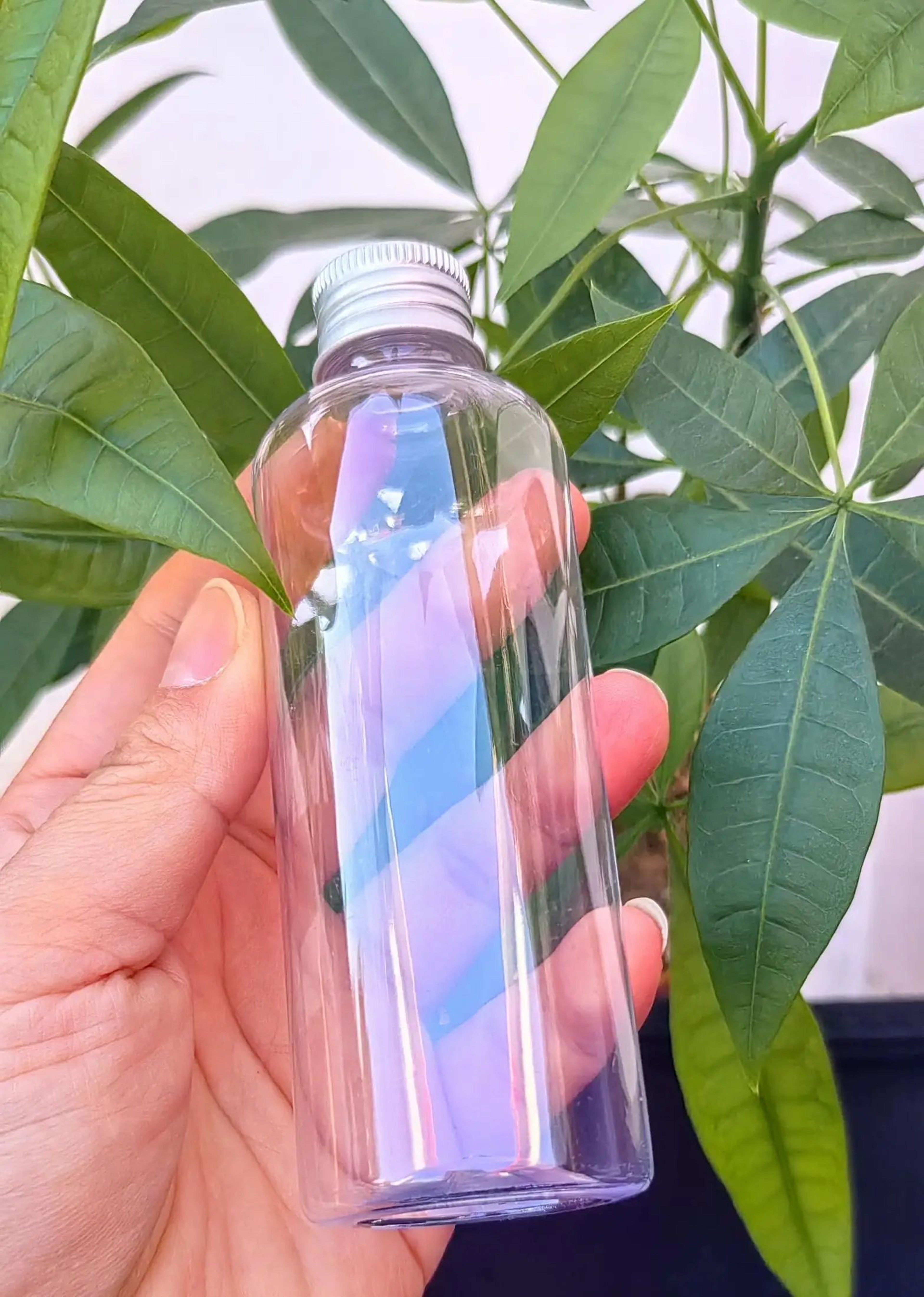 ClearGuard Refillable Travel Cosmetic Containers  50pcs Plastic Sample Bottles With Aluminum Caps 3