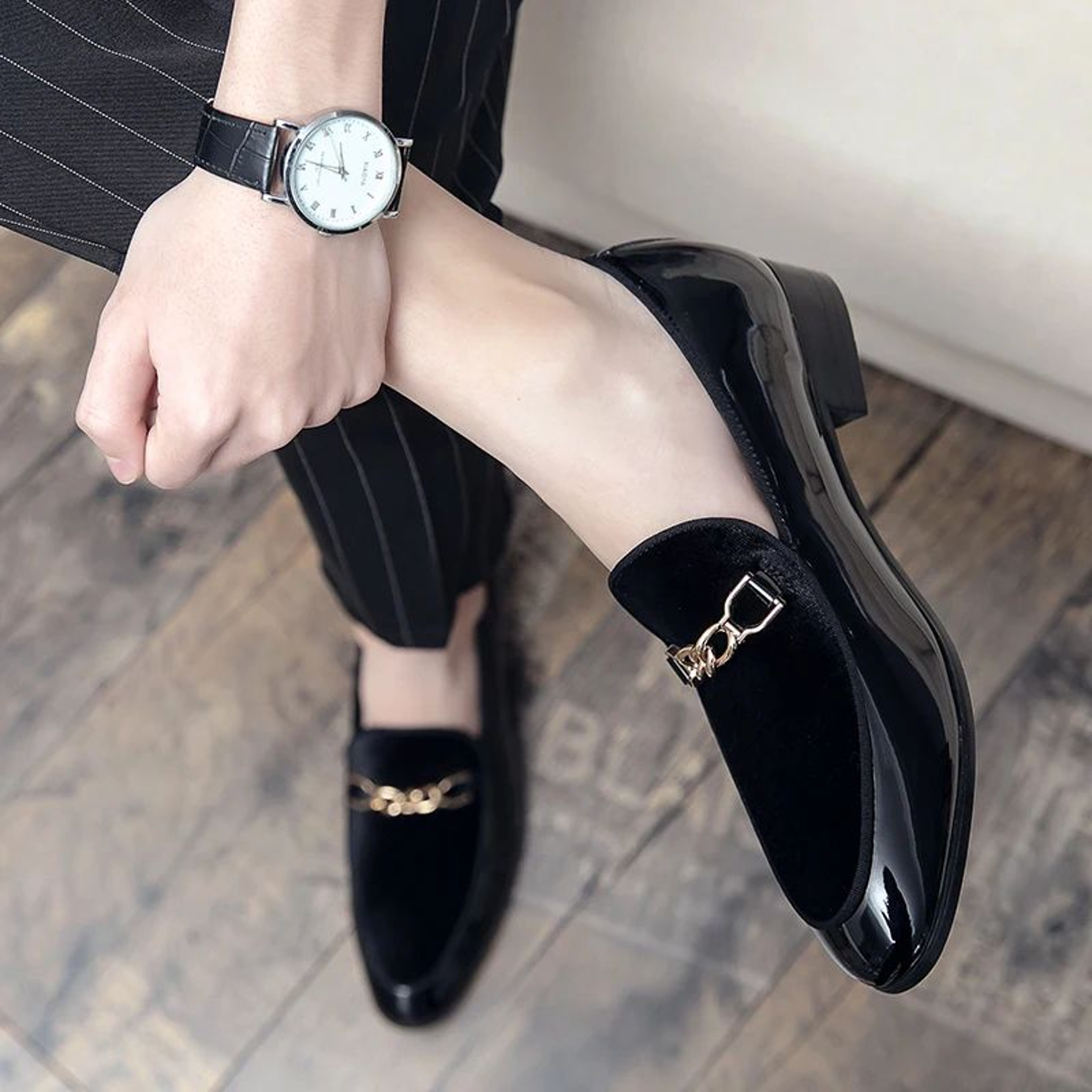 Monarch Luxe Suede Monk Strap Loafers For Men  Designer Dress  Party Shoes 4