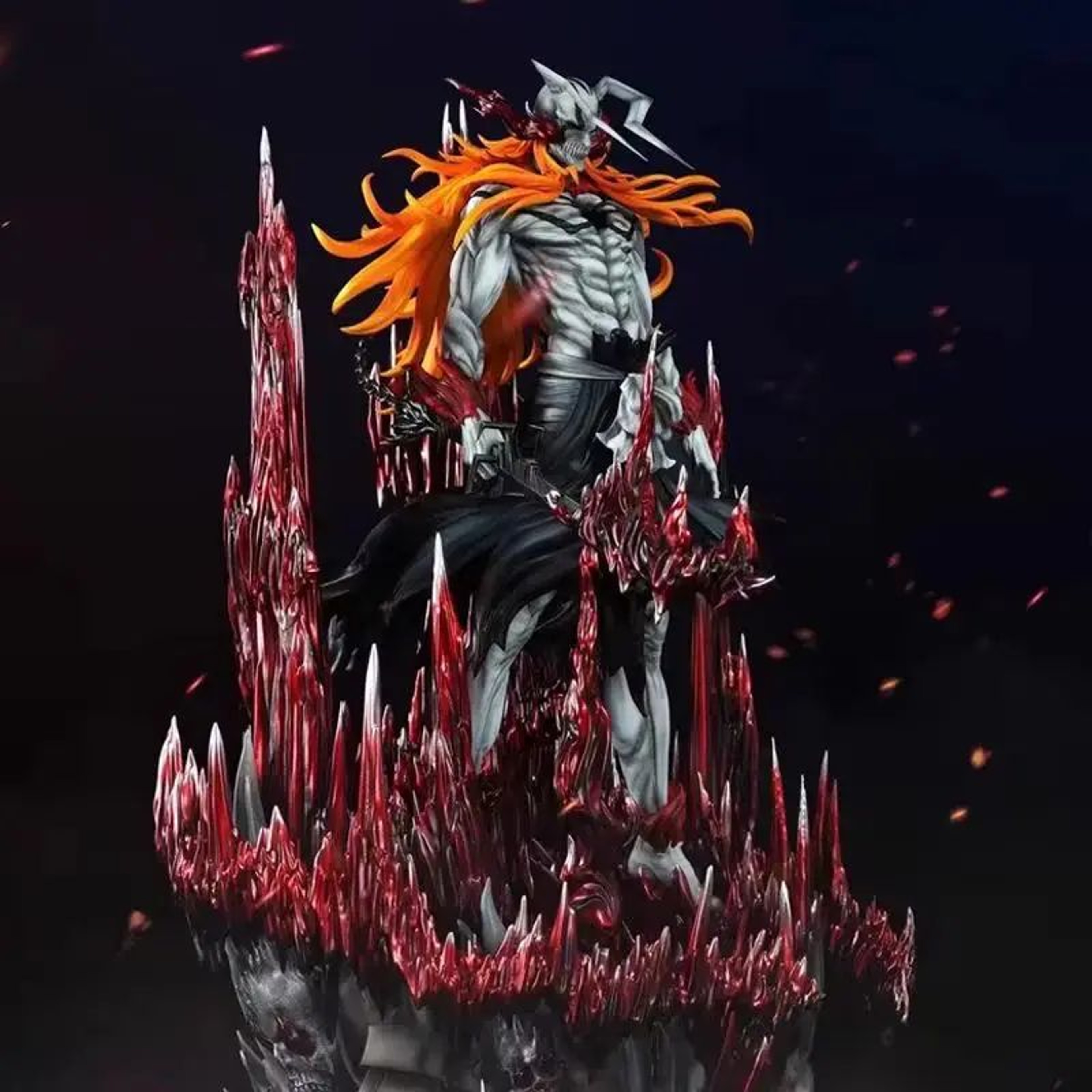 Bleach Ichigo Vs Ulquiorra 33cm Scale Anime Action Figure Collector Statue 3