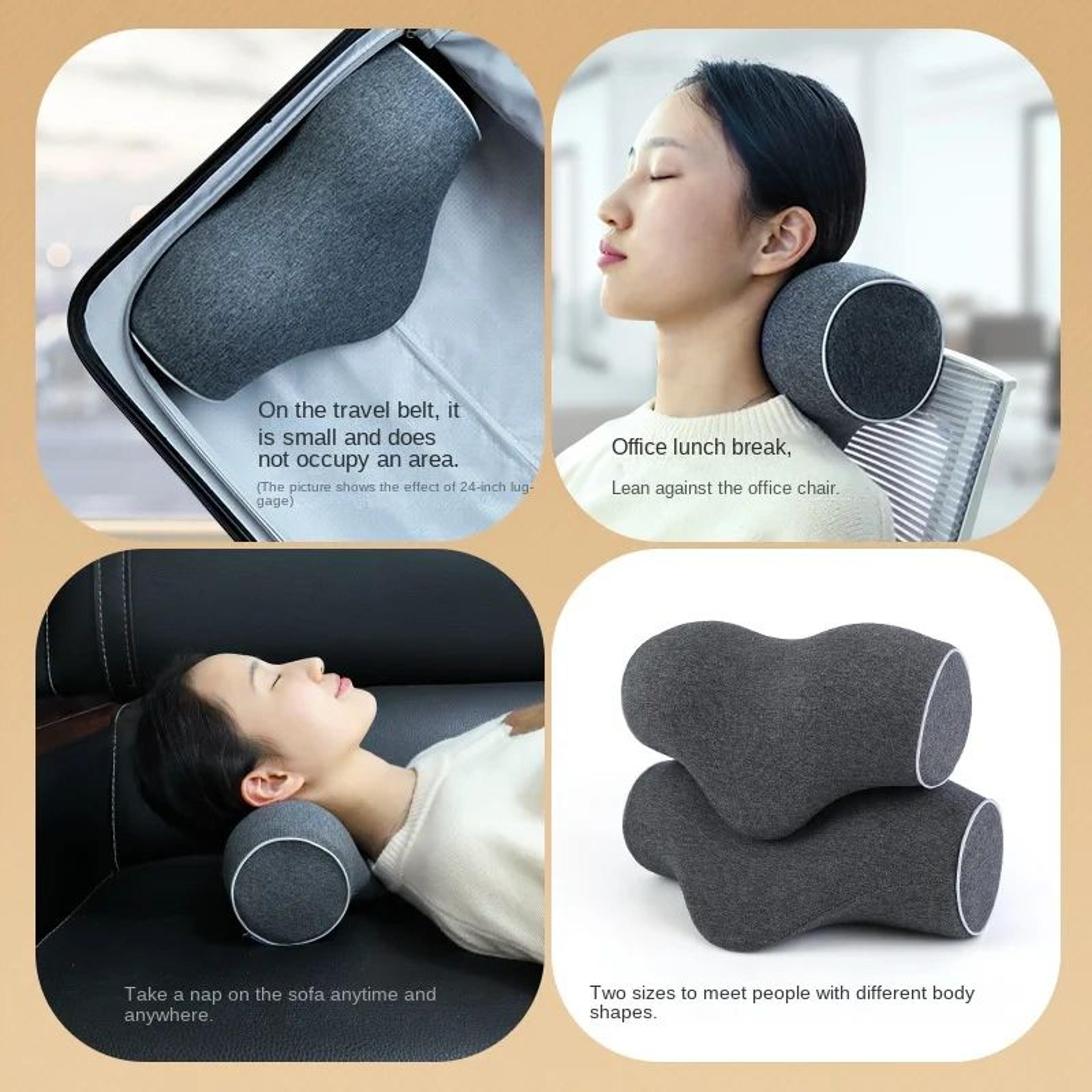 ErgoRelief Cervical Neck Traction Pillow For Spinal Alignment  Pain Relief 3