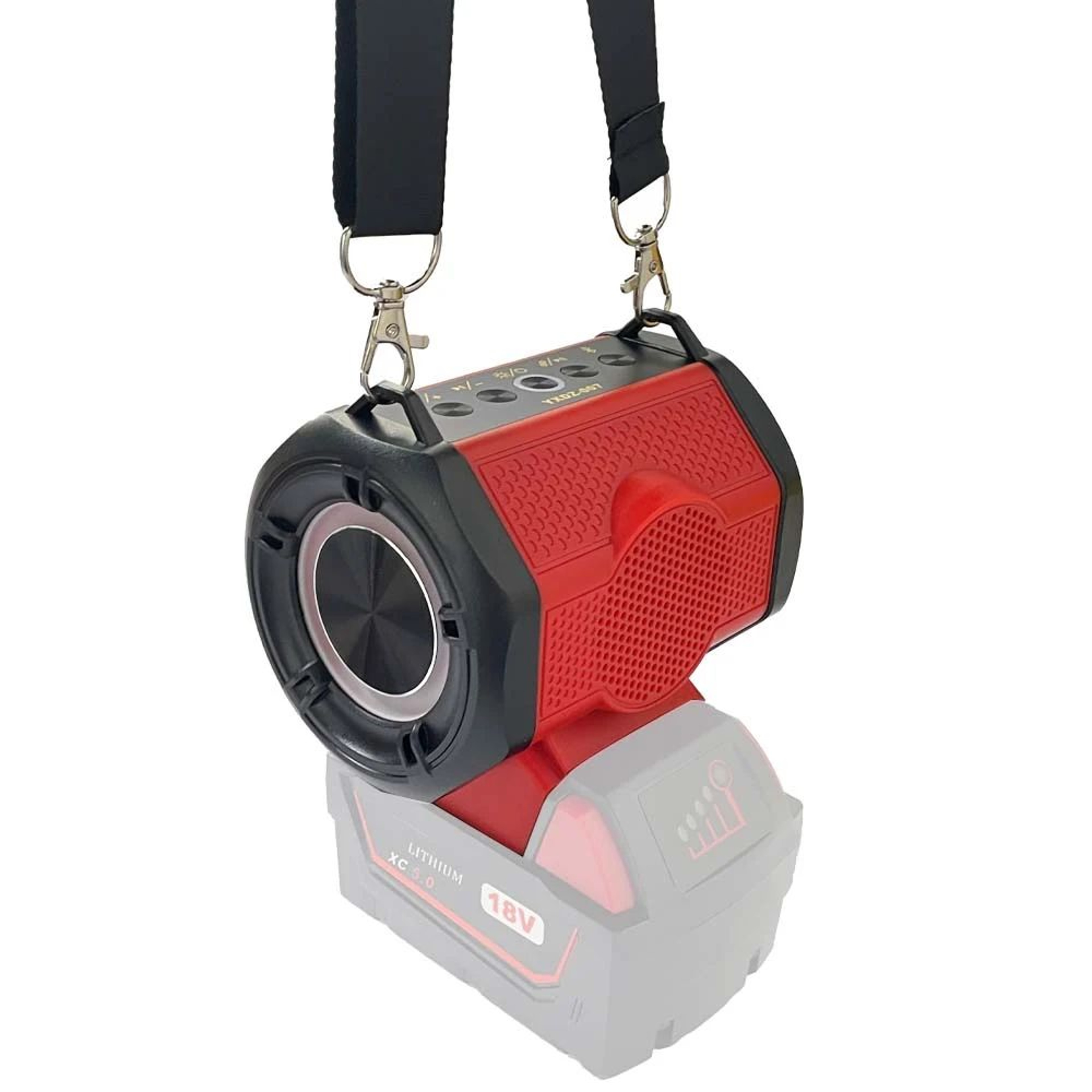 Cordless Tool Battery Bluetooth Speaker With USBC Charging 18V20V For Milwaukee Makita DeWalt  Bosc 1
