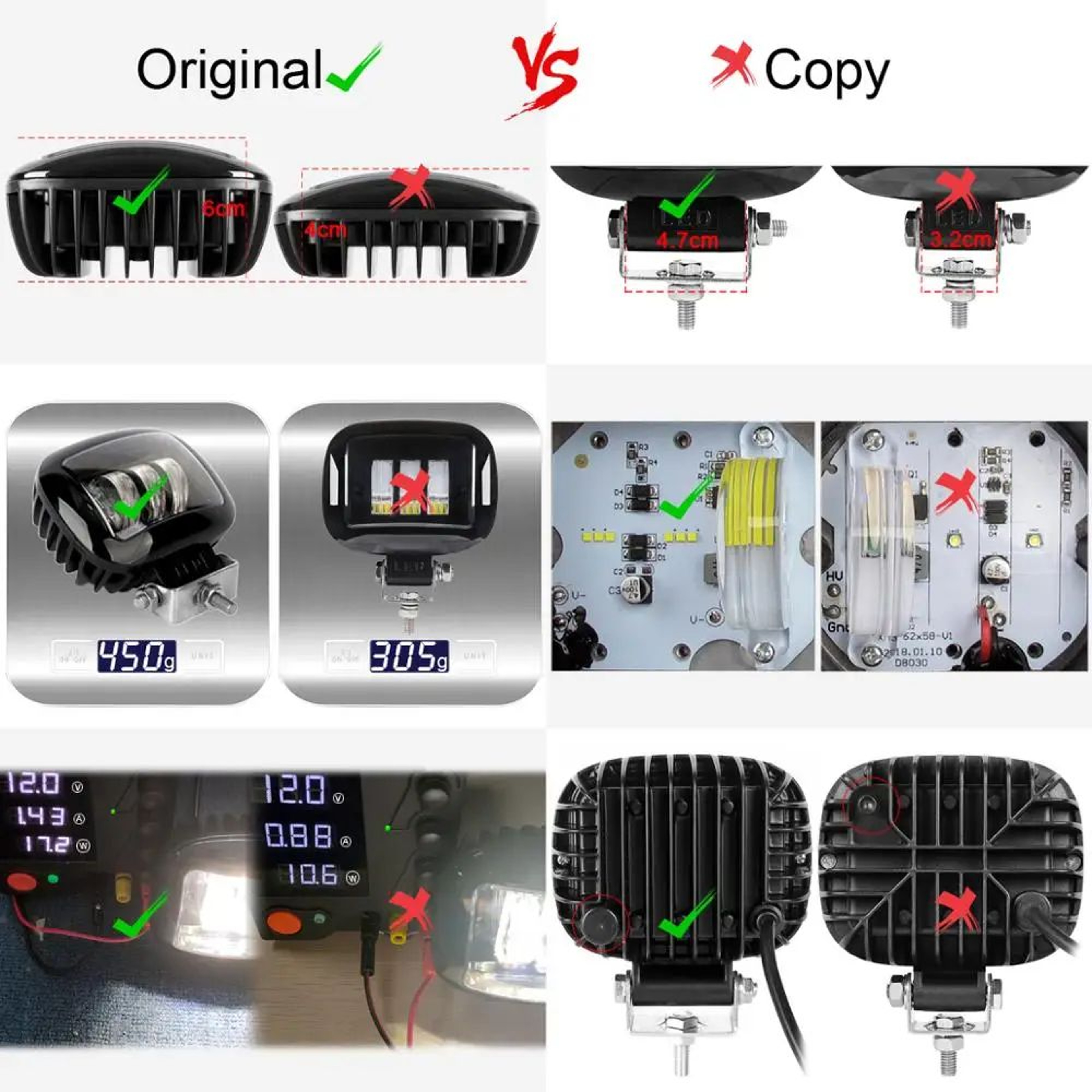HighIntensity 5Inch LED Fog Lights For OffRoad Trucks  4x4 Vehicles 0