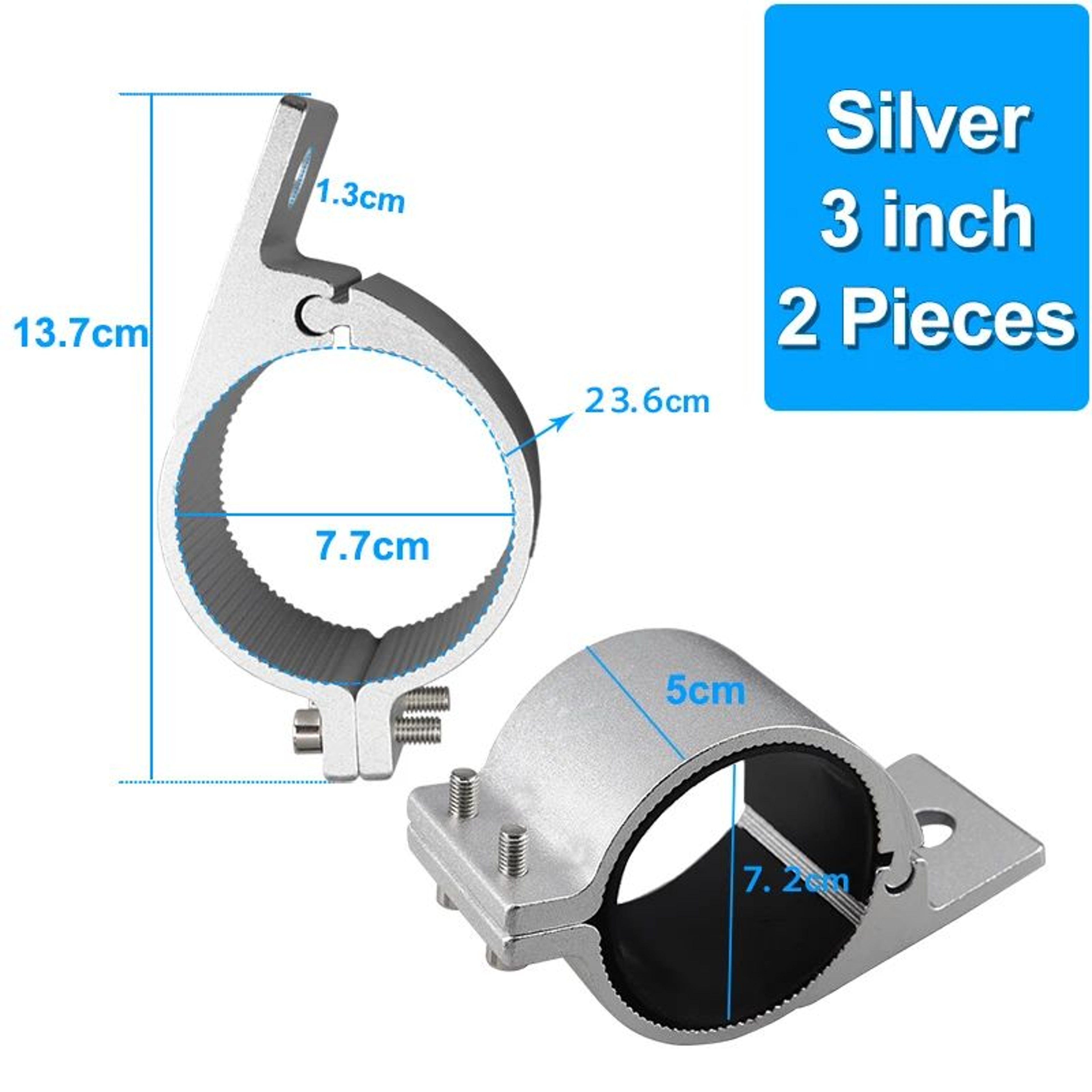 Universal Tube Clamp Light Mount Brackets For 23 Bars  LED Light Bar Mount Bracket For Bull Bar  Ro 8