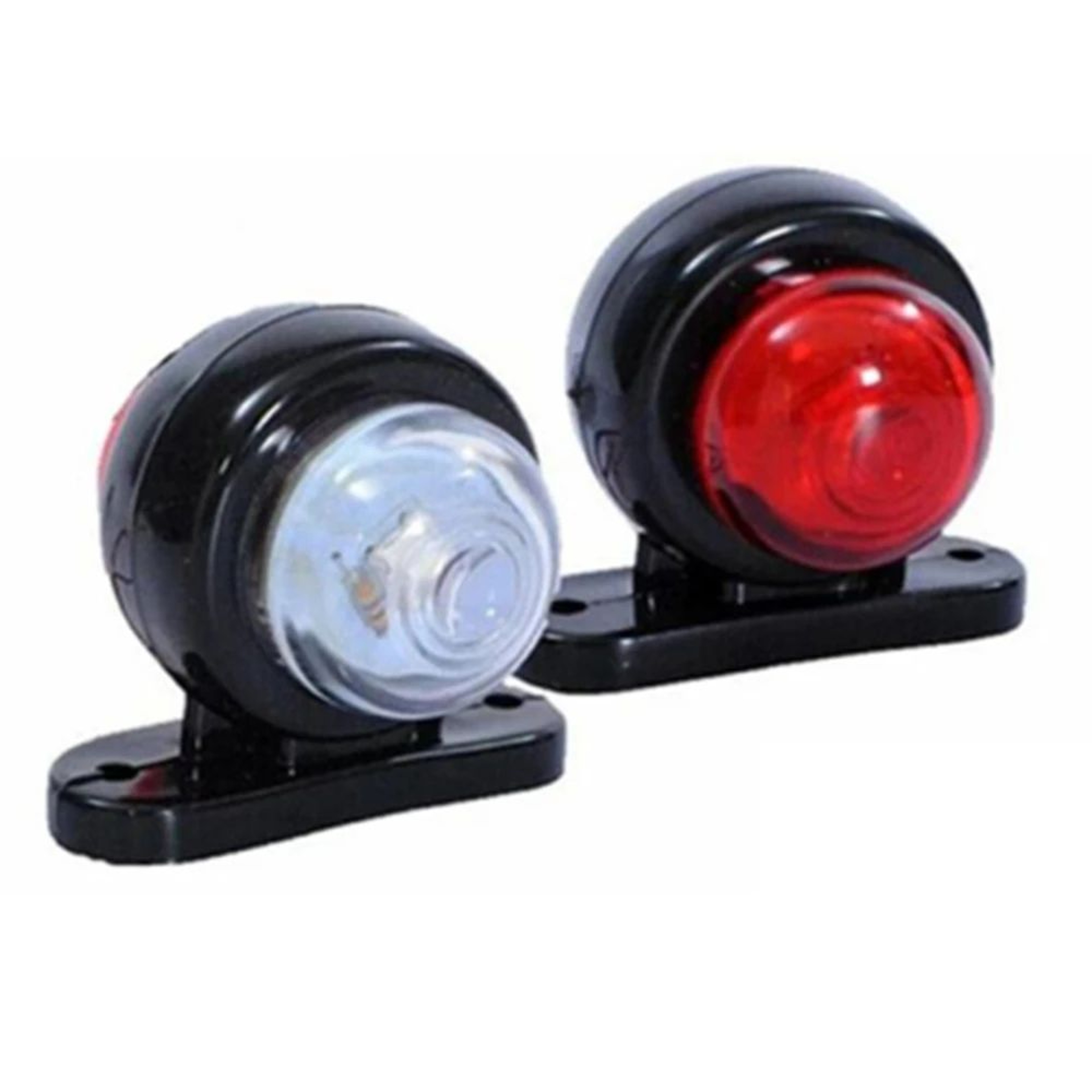 24V DualColor LED Side Marker  Truck Trailer Outline Marker Light Set 2Pack 6