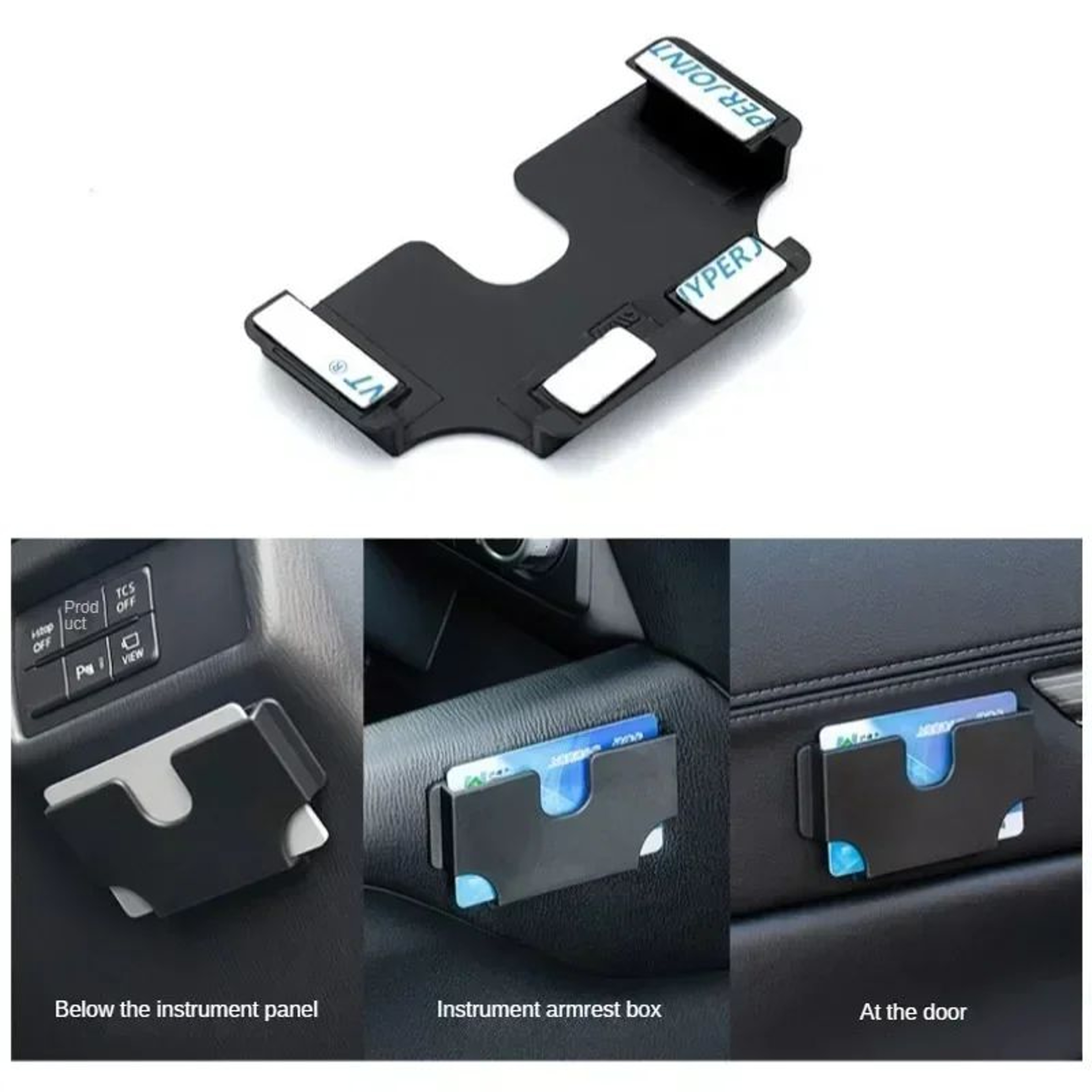 Universal Car Sun Visor Card Holder Organizer  MultiFunction Auto Card Storage Box 2