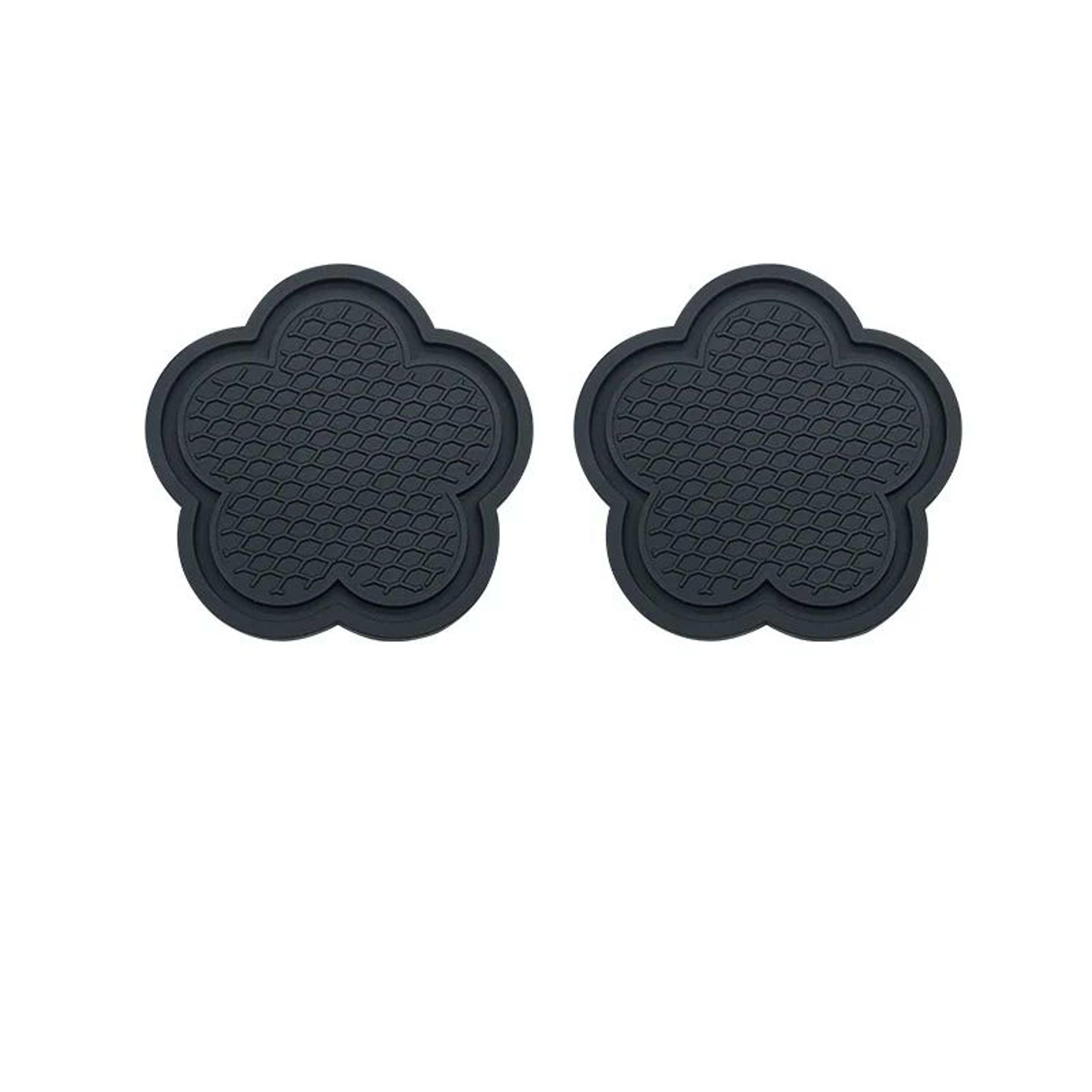 BloomGuard Flower Silicone Car Cup Holder Coasters 2Pack 6