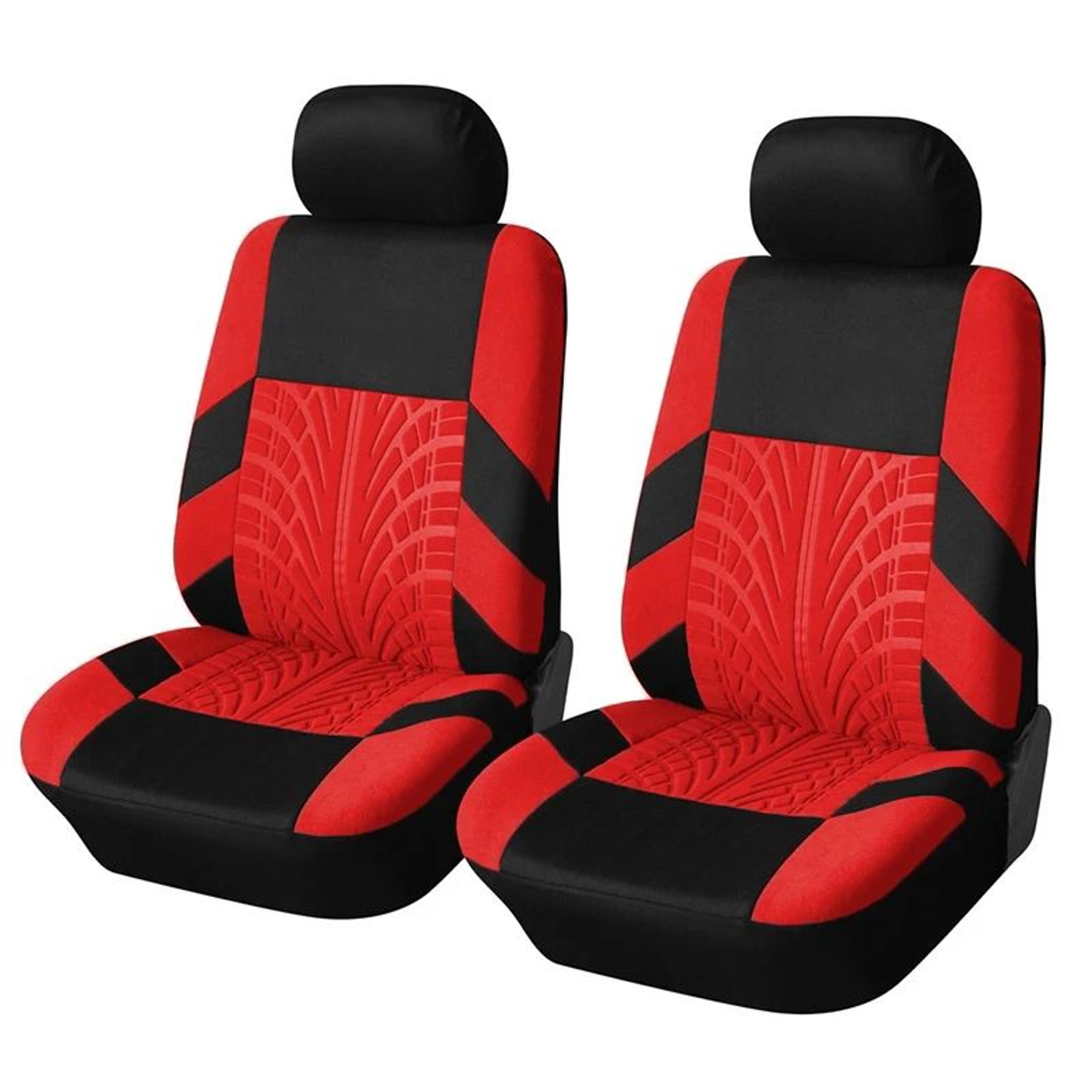 Universal Embroidered Car Seat Covers Set With Organizer Pockets 14