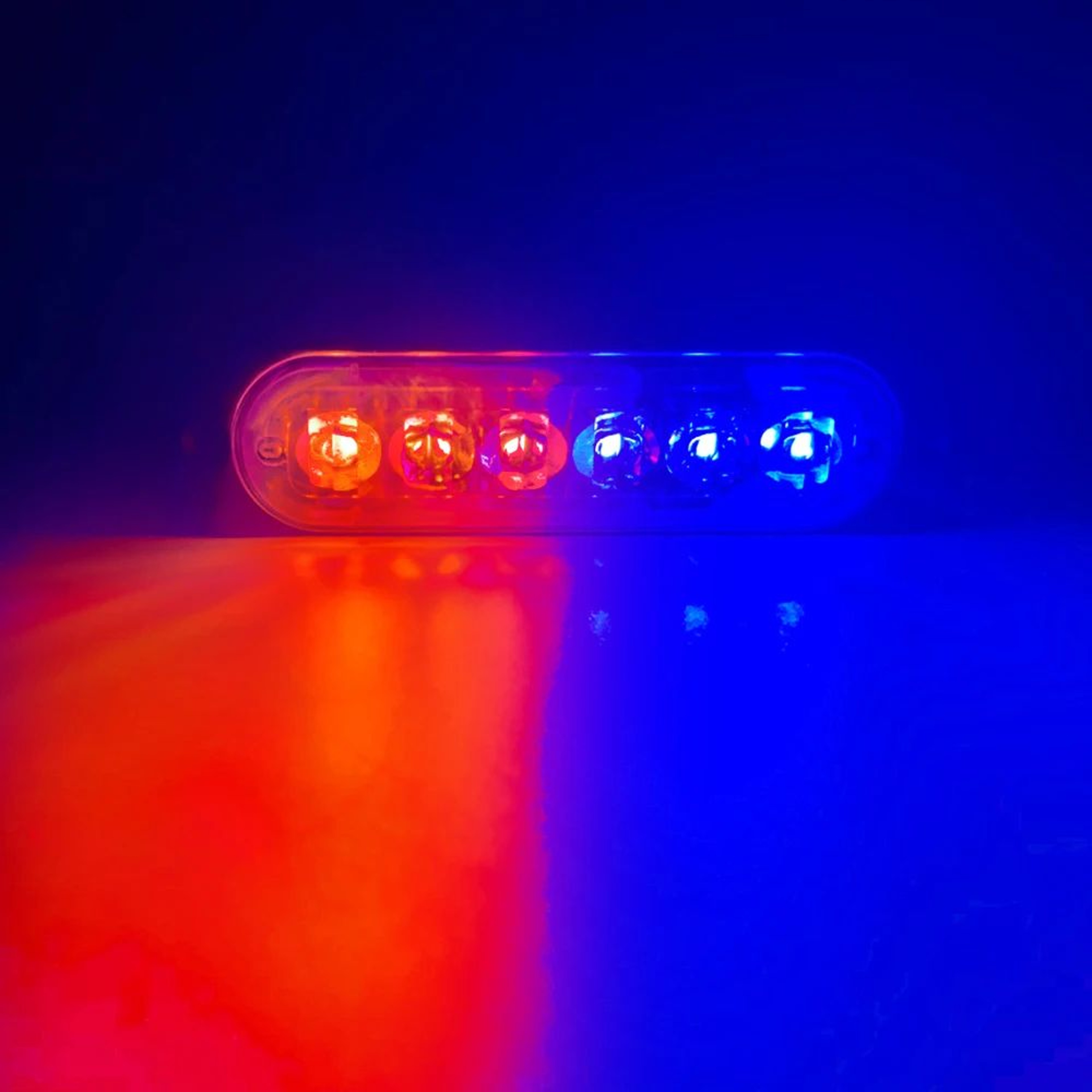 6LED Grille LED Strobe Light 12V24V  Compact Emergency Warning Lamp For Cars  Trucks 13
