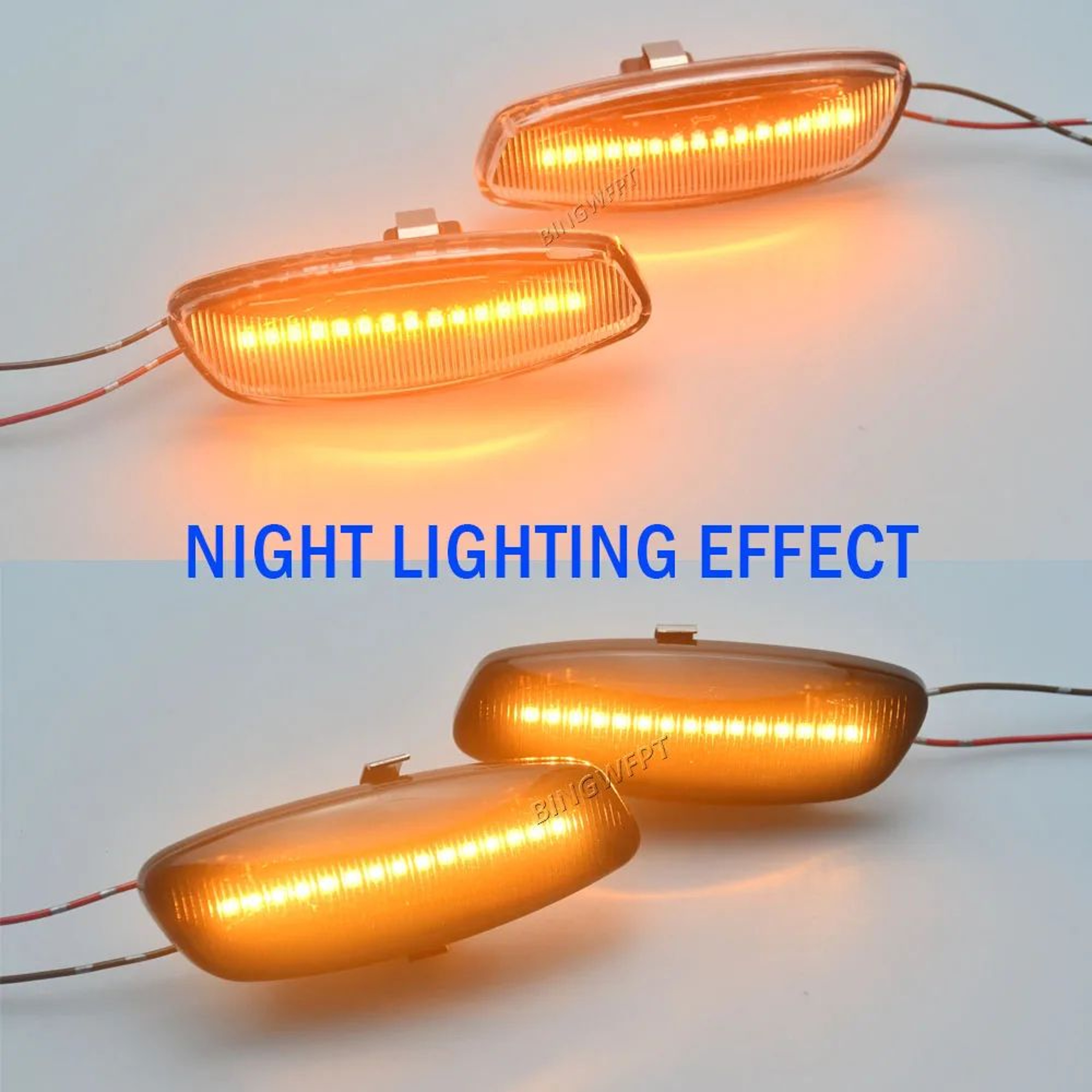 Dynamic LED Sequential Side Marker Lights For Peugeot  Citroen 2Piece Set 4