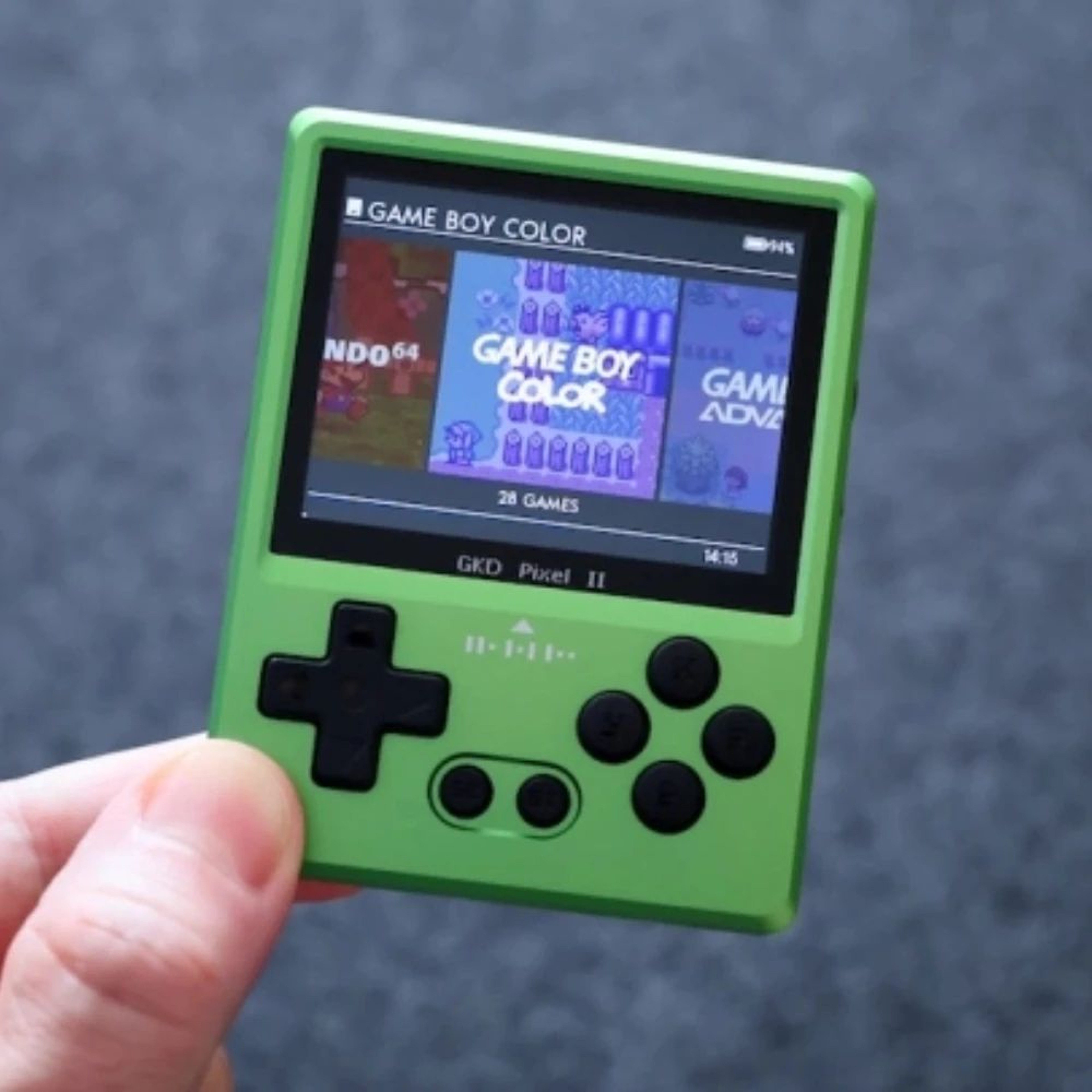 PixelForge Retro Metal Handheld Game Console  Portable Gaming System With 5000 Classic Games 4