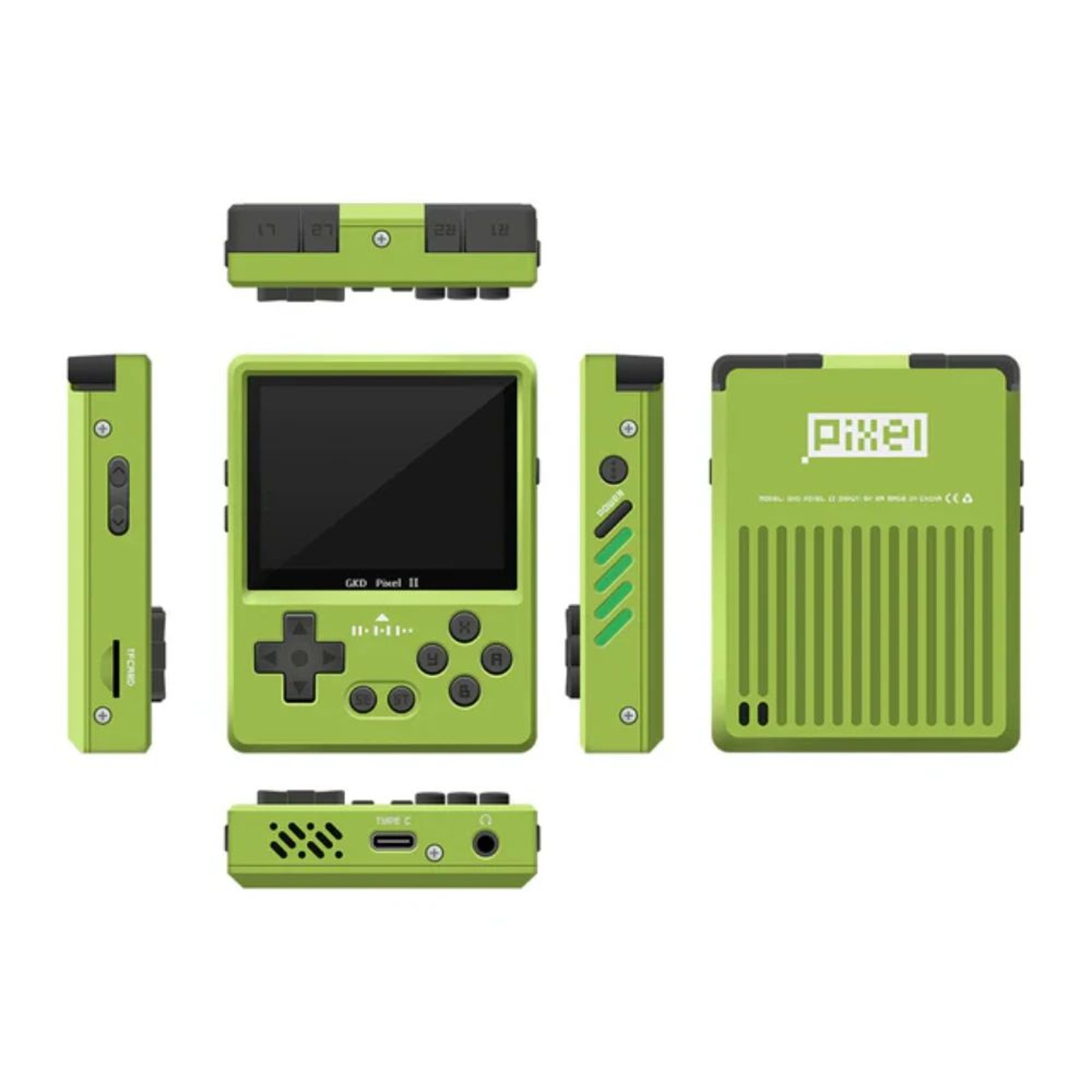 PixelForge Retro Metal Handheld Game Console  Portable Gaming System With 5000 Classic Games 7