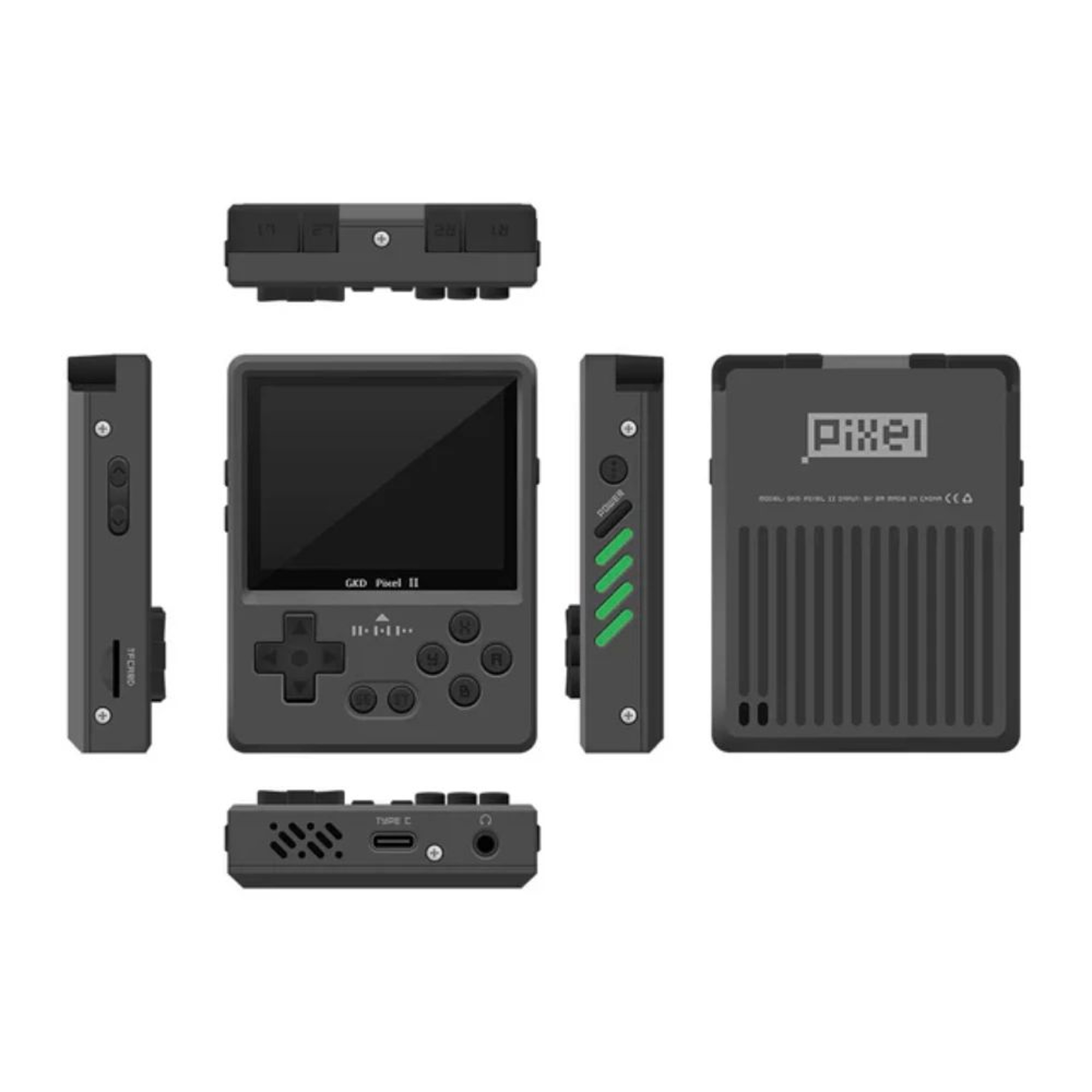 PixelForge Retro Metal Handheld Game Console  Portable Gaming System With 5000 Classic Games 8